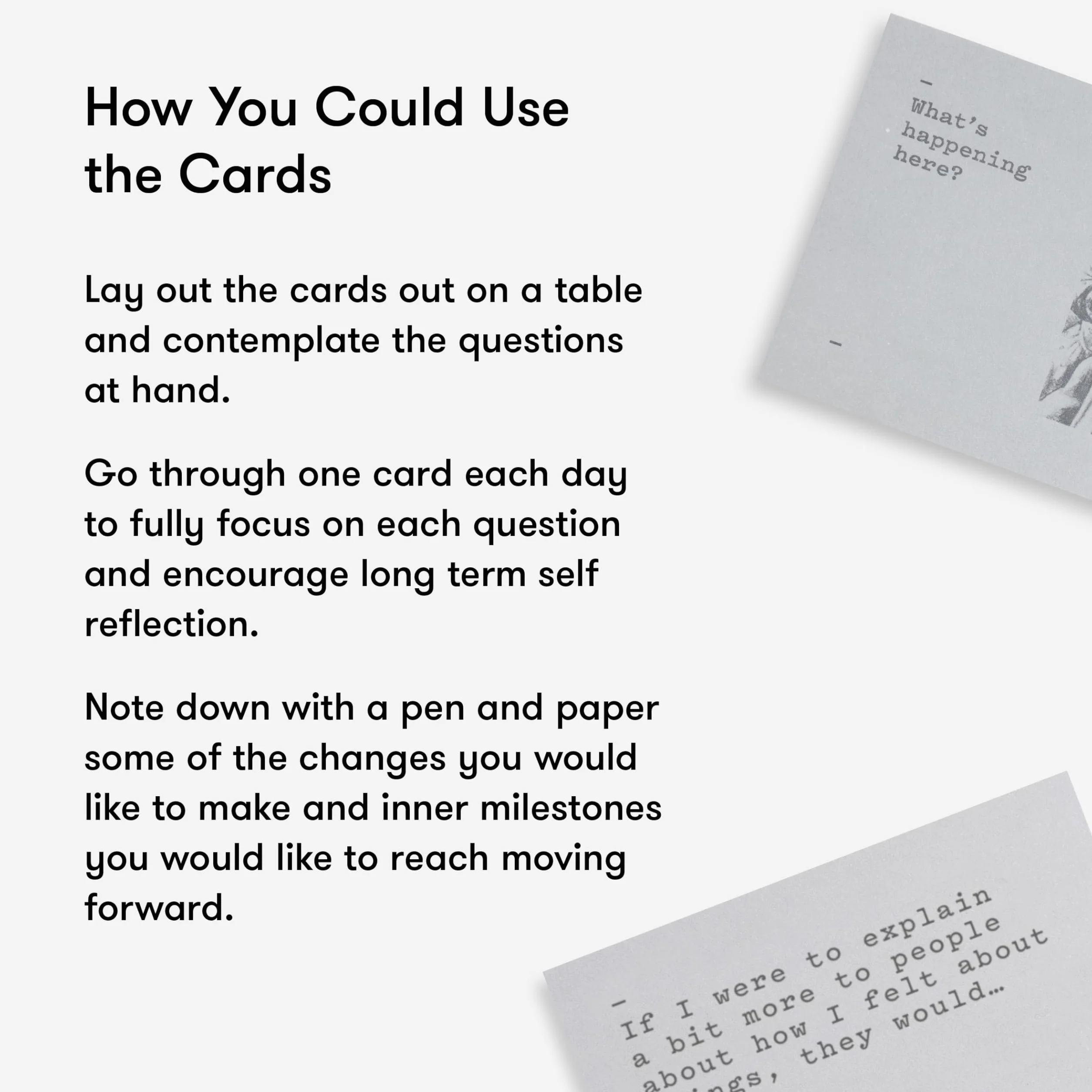 Know Yourself: Cards for Self-Exploration