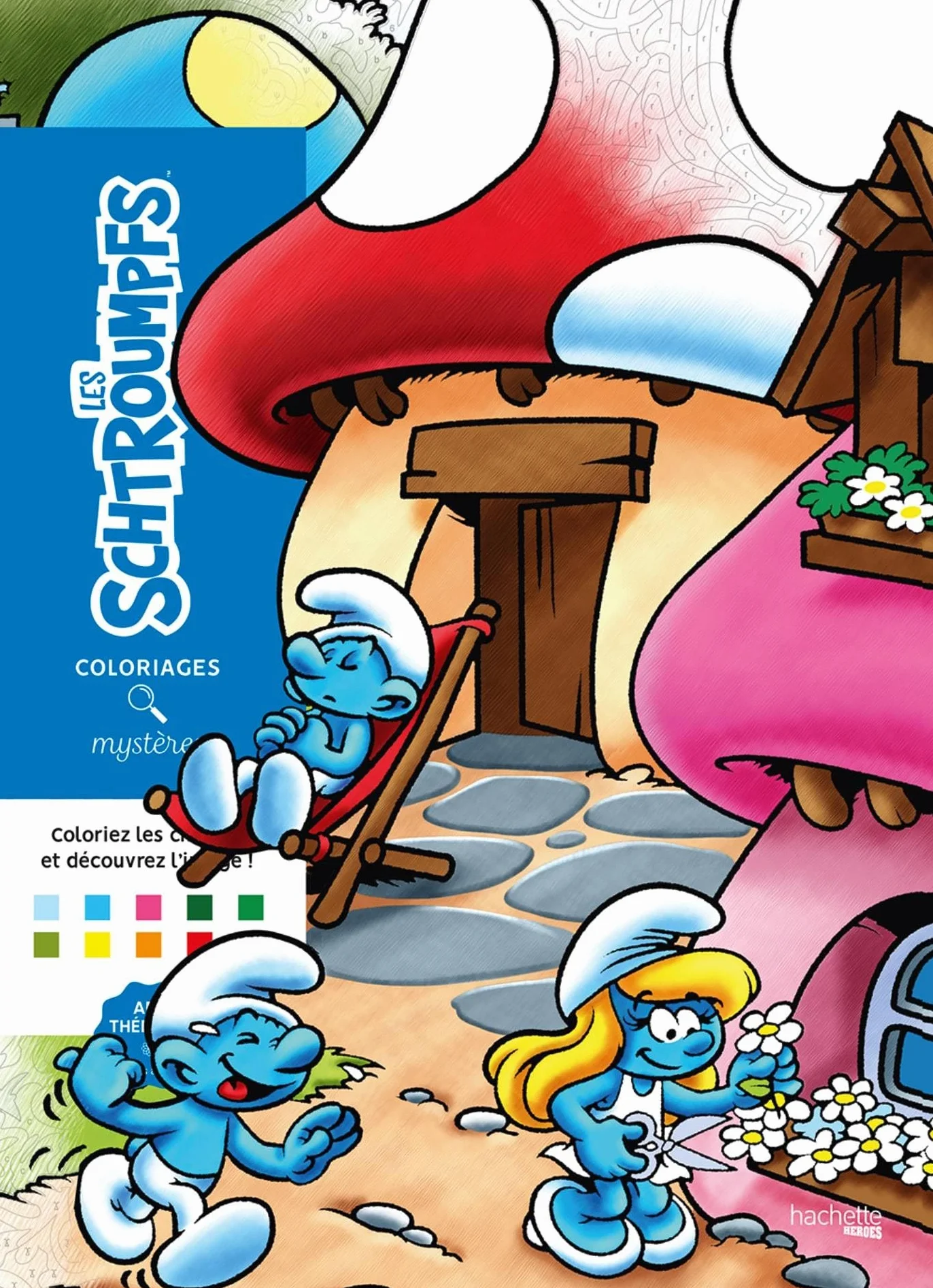 Coloriages mystères - Schtroumpfs