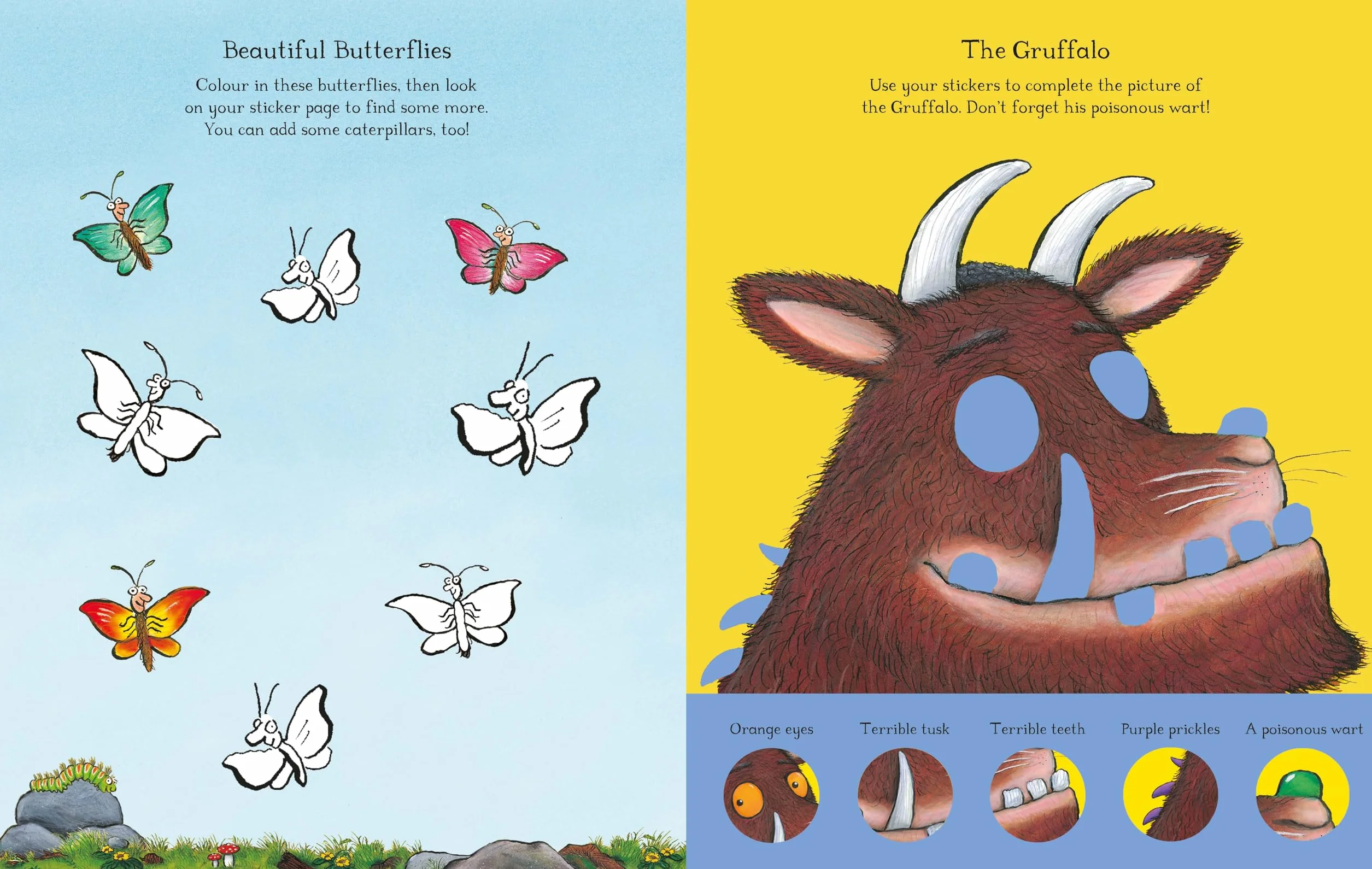 The Gruffalo: A First Sticker Book: over 250 easy-to-use stickers