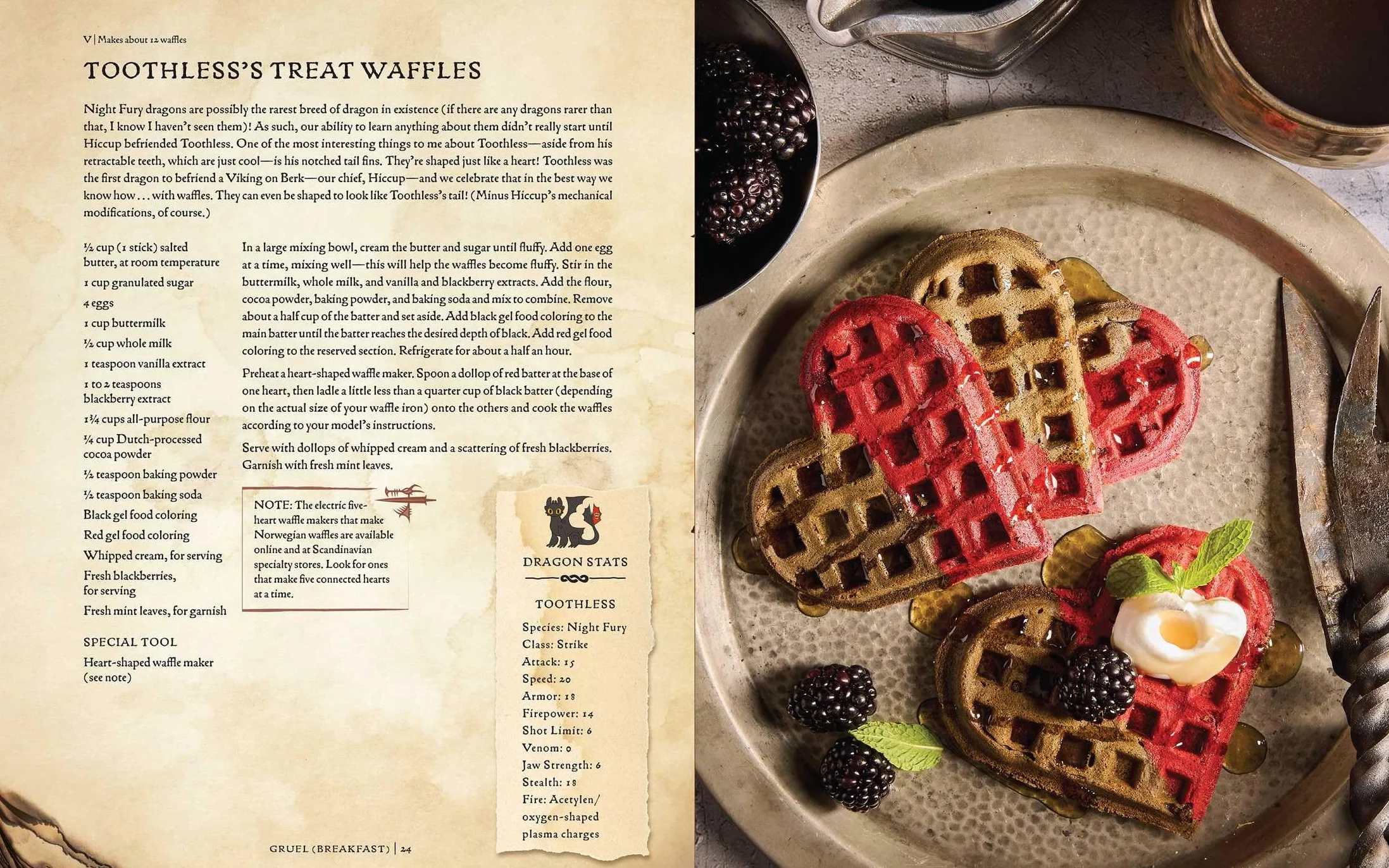 DreamWorks Dragons: Recipes from the Isle of Berk [Official Cookbook]: A Book of Feasts, Drinks, Desserts . . . and Dragons