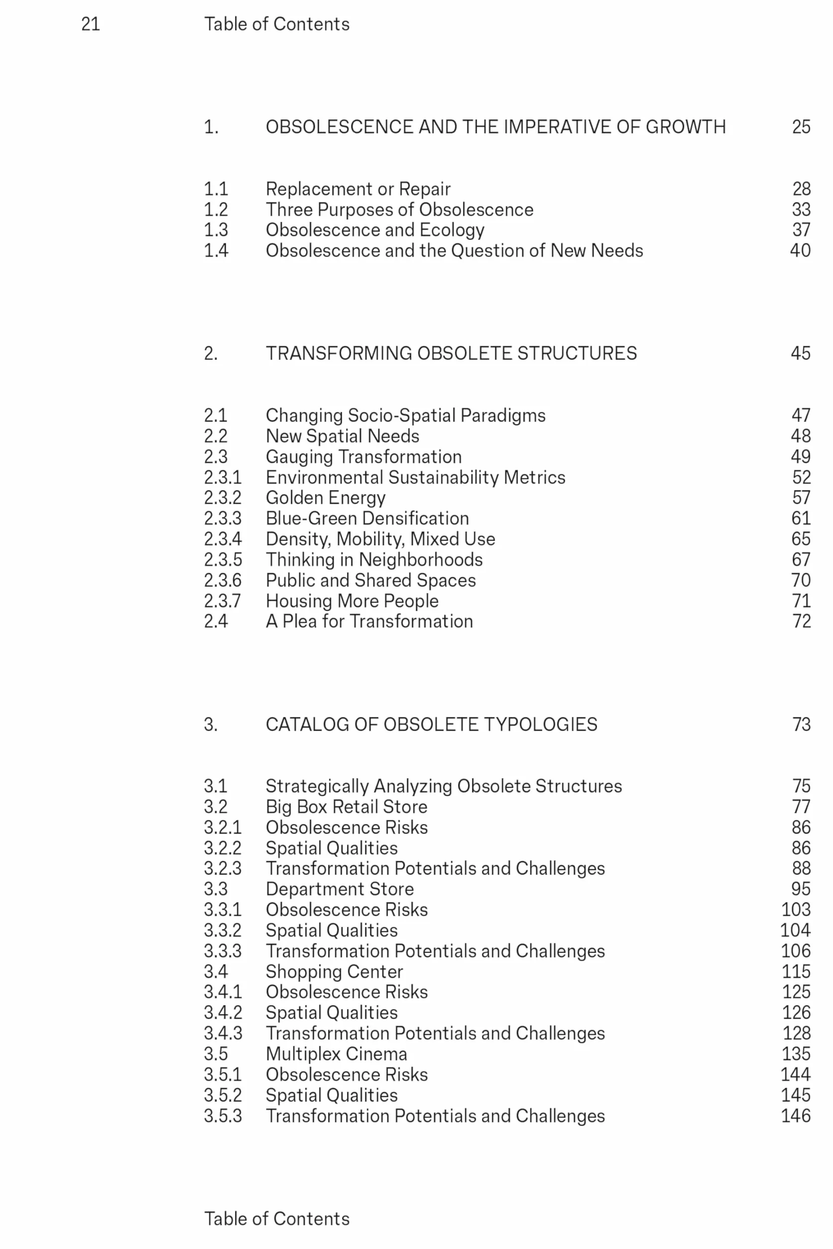 Rethinking Obsolete Typologies: Transformation Potentials and Scenarios