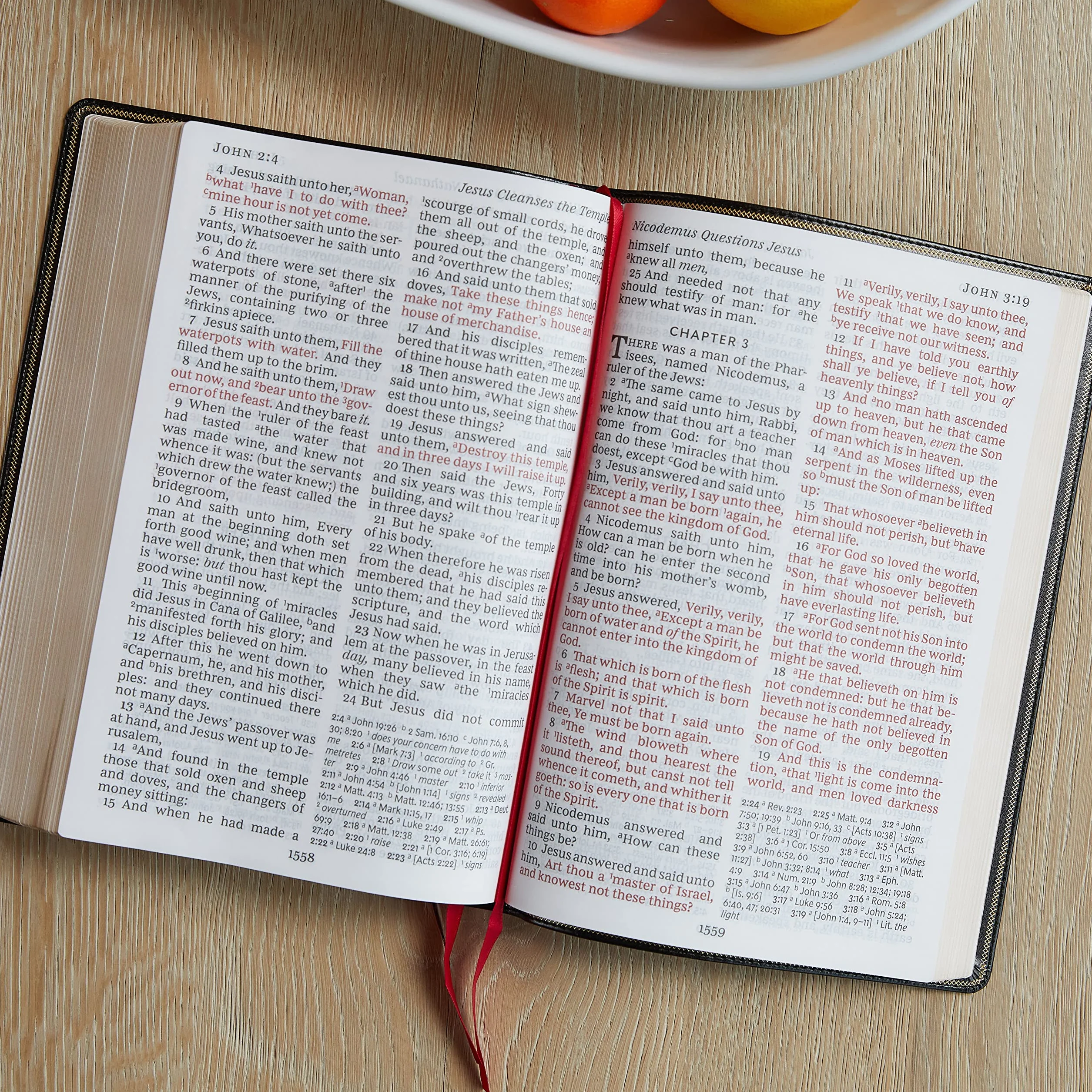 KJV, Reference Bible, Super Giant Print, Hardcover, Green/Tan, Red Letter Edition: Holy Bible, King James Version