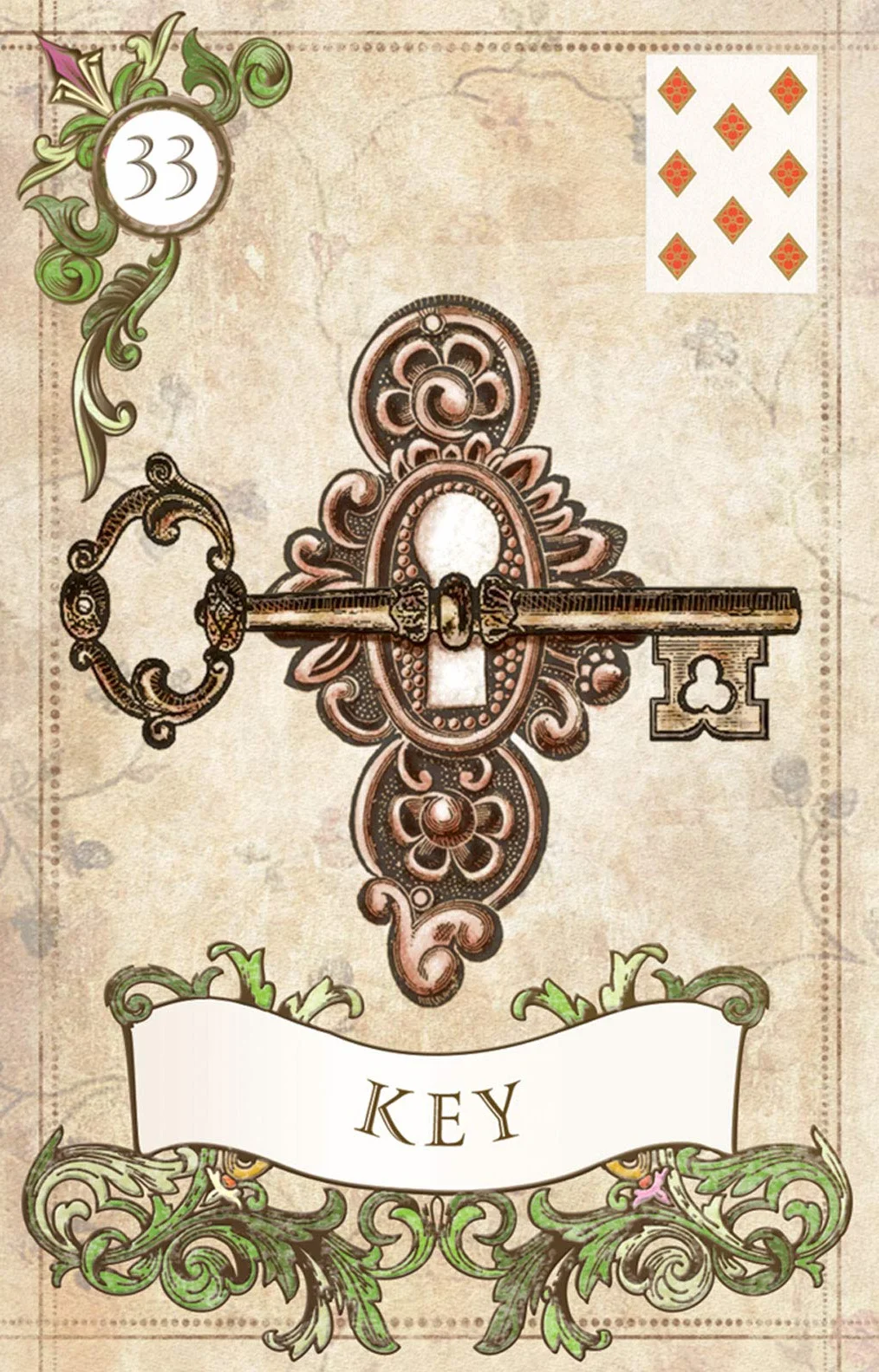 Old Style Lenormand Fortune-Telling Cards