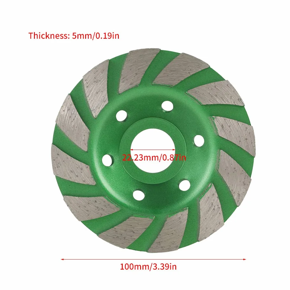 100mm diamentowa ściernica garnkowa ściernica do kamienia ceramicznego do szlifowania betonu