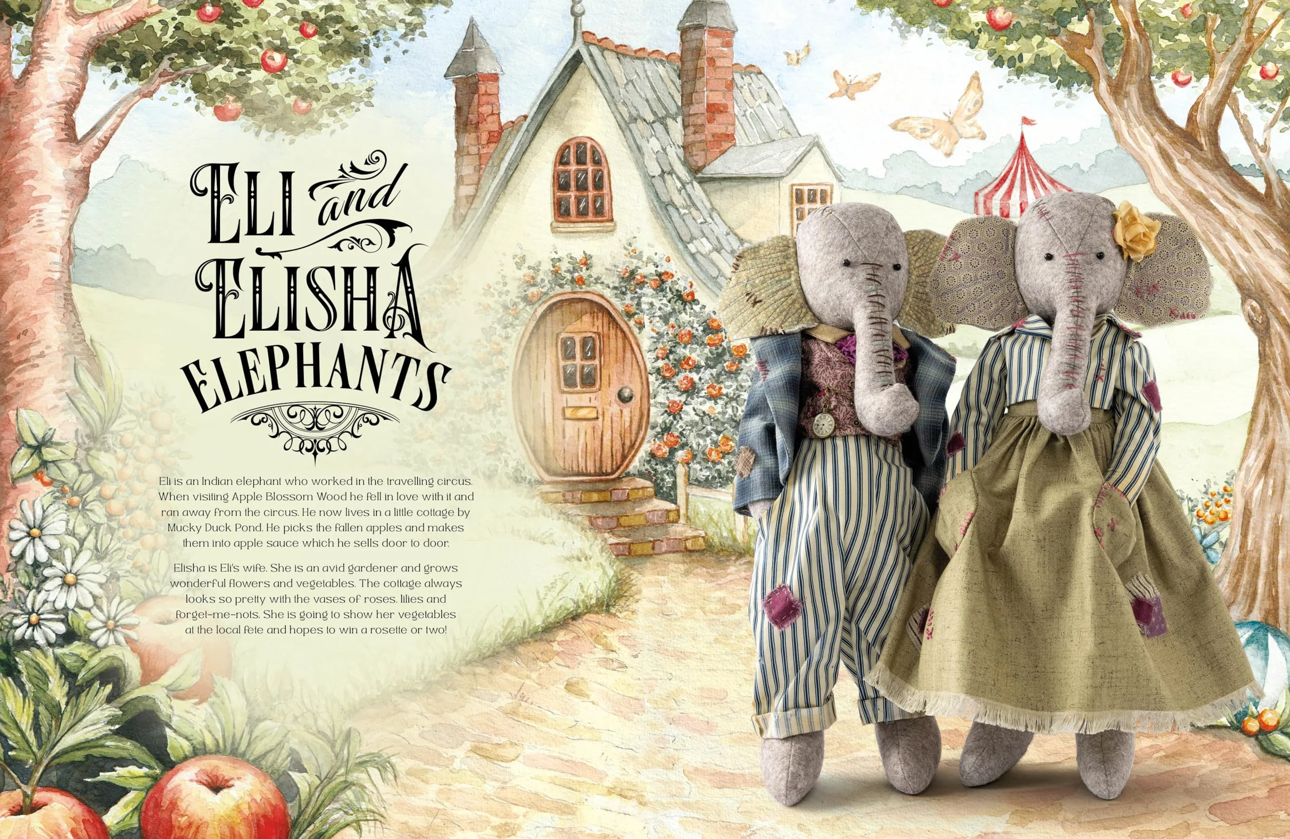 Sew Felt Animals from Apple Blossom Wood: Practical Guide to Sewing Heirloom Animal Dolls and Clothing