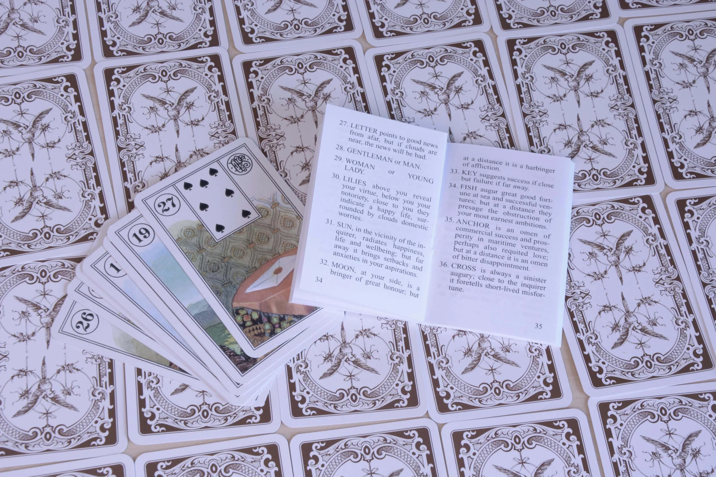 Lenormand Wahrsagekarten: 36 Karten mit Anleitung