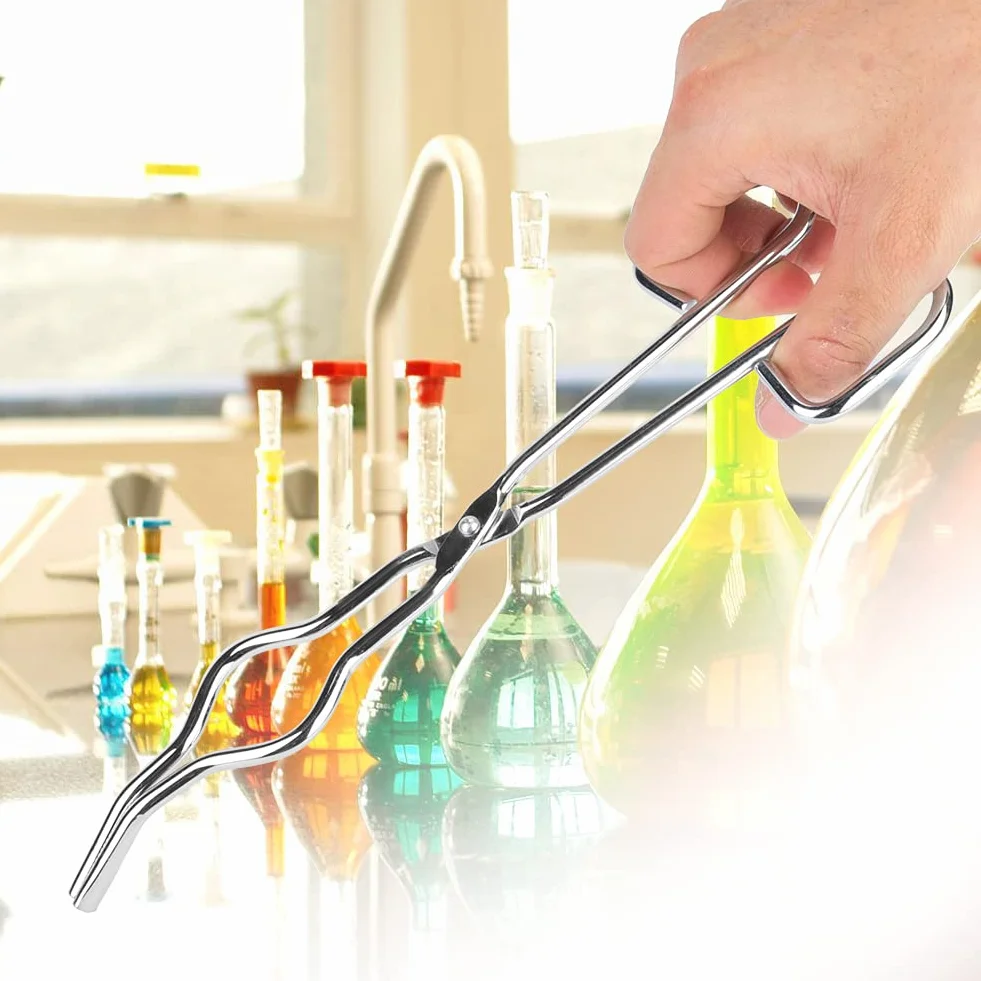 Oumefar zestaw tygla ze stali nierdzewnej 250 mm do topienia eksperymentów chemicznych