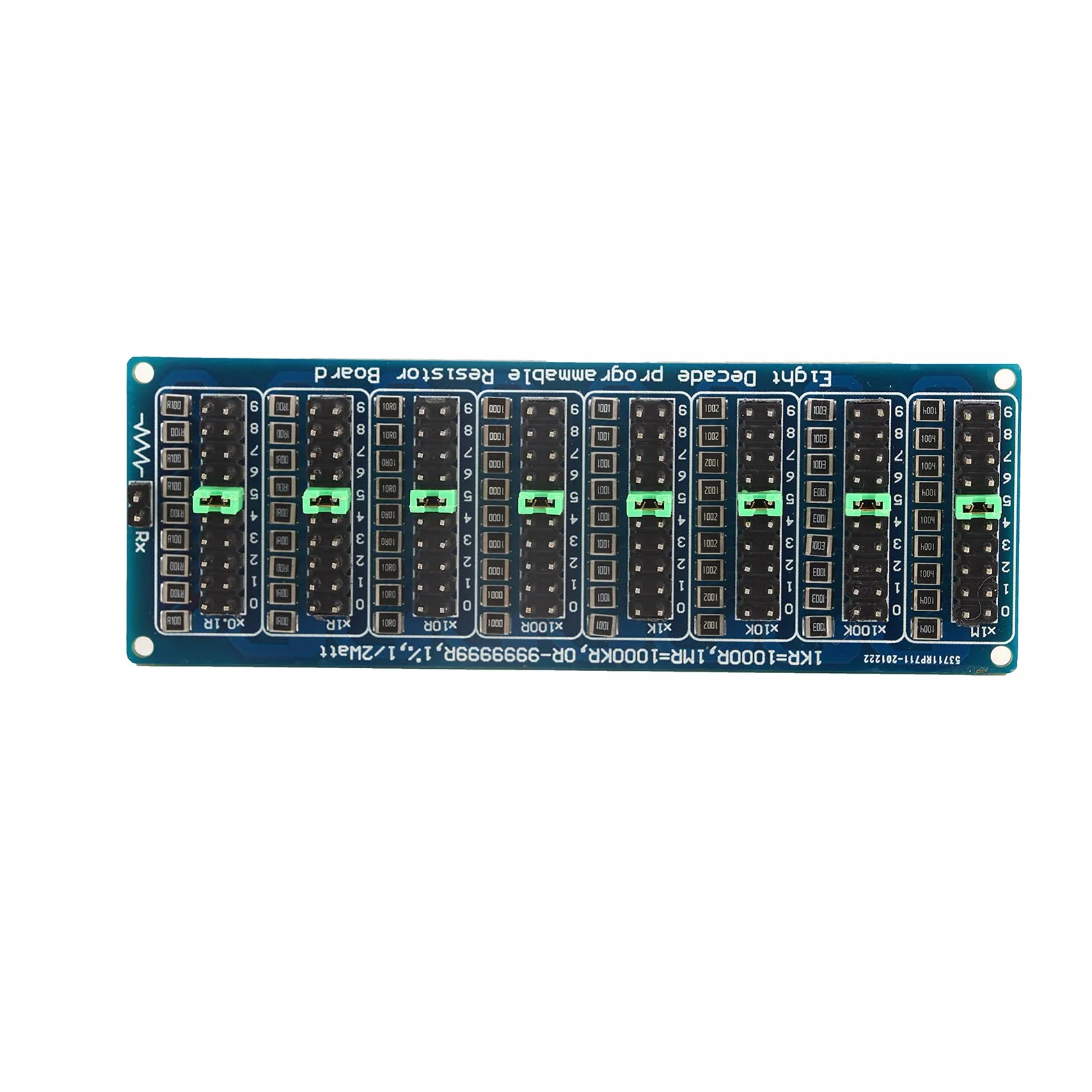 Programowalna Płytka Rezystorowa 0.1Ω-9999999Ω 8 Dekad 0.1Ω/krok 1% 1/2W