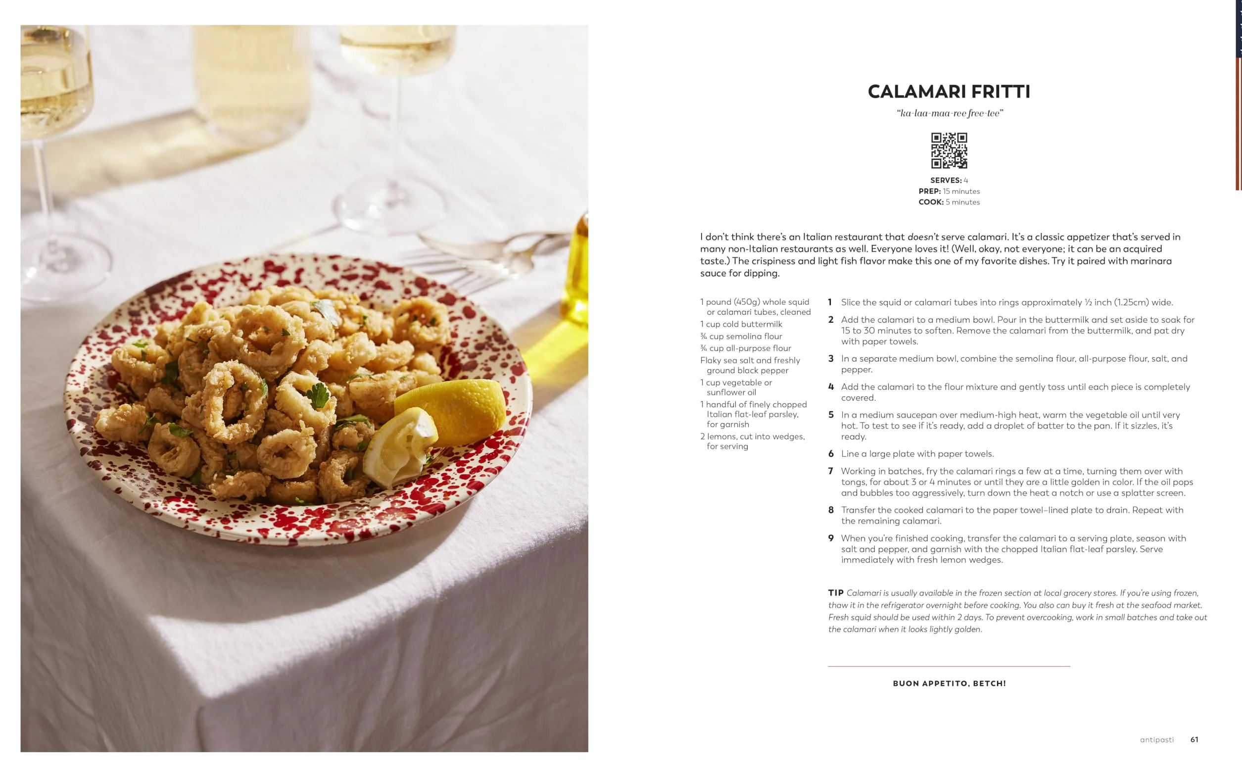 Italian/American QCP Cookbook