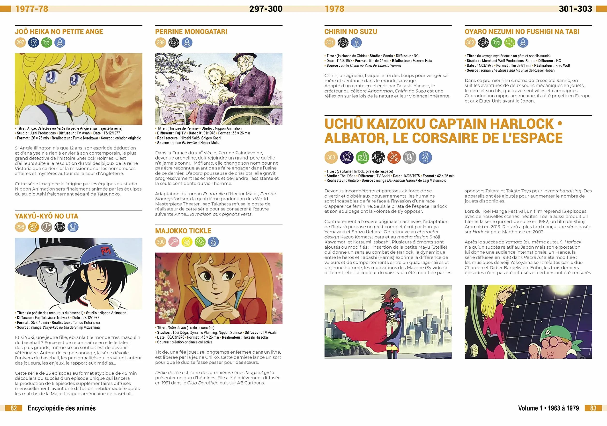 Encyclopédie des Animés 1 de 1963 à 1979: Volume 1, 1963-1979
