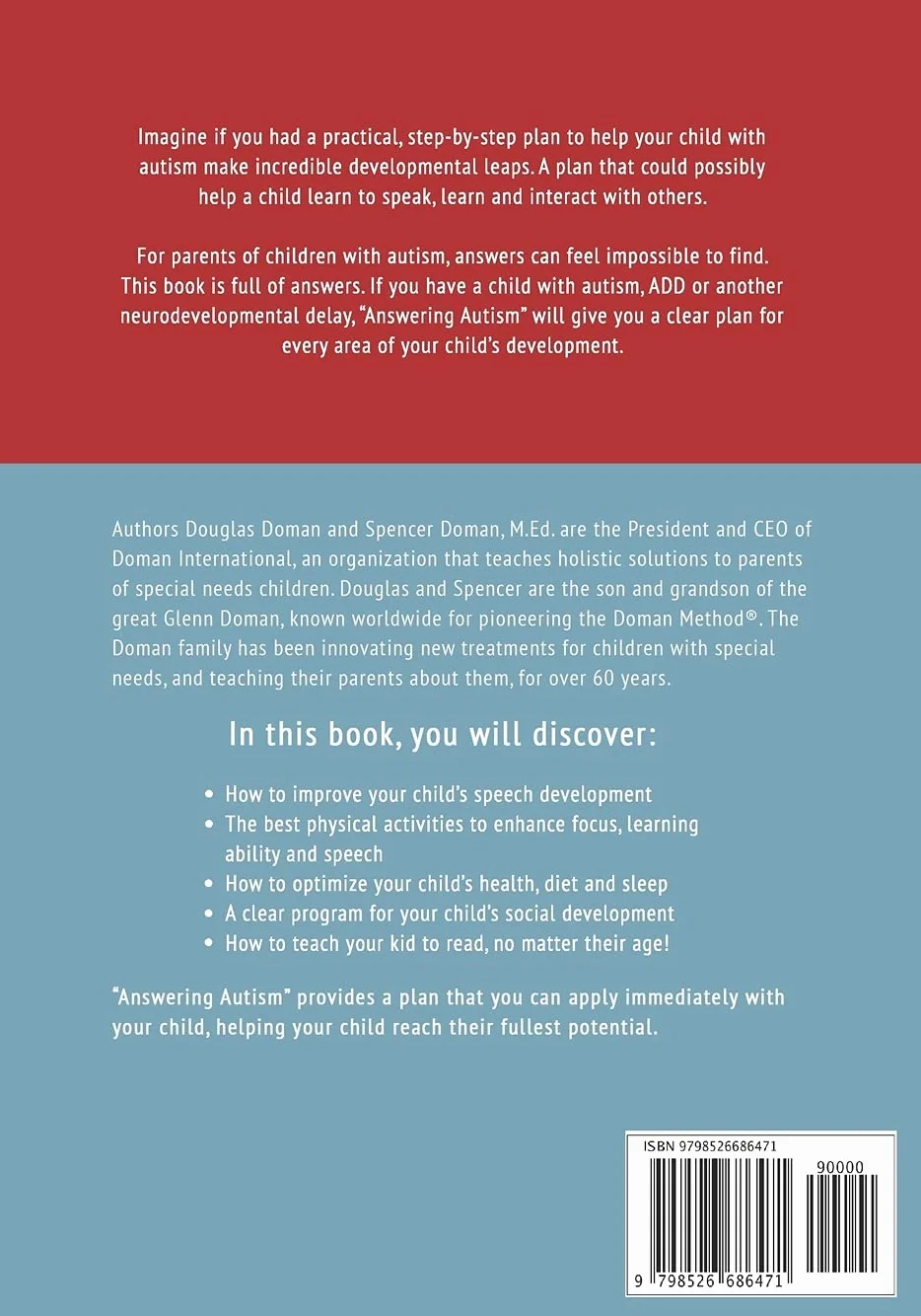 Answering Autism: The Doman Method® Plan for Autism, ADD and Neurodevelopmental Delays