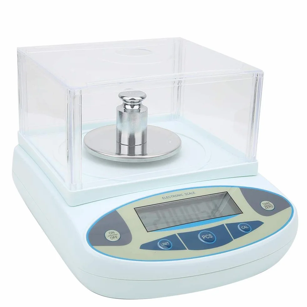 Waga laboratoryjna cyfrowa 500 x 0,001 g 1 mg jubilerska 1200 g UE