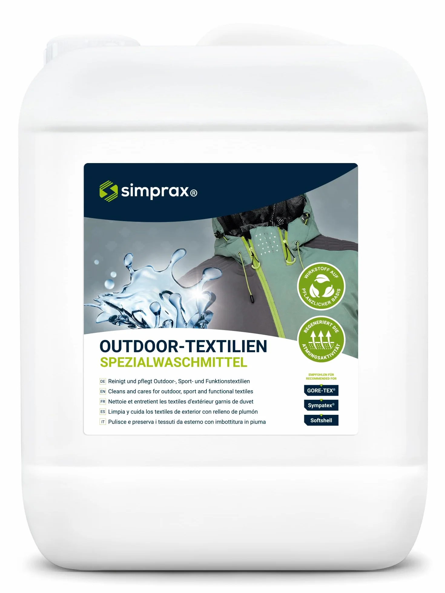 Płyn do prania odzieży technicznej i outdoorowej Gore-Tex Softshell Sympatex 5 l