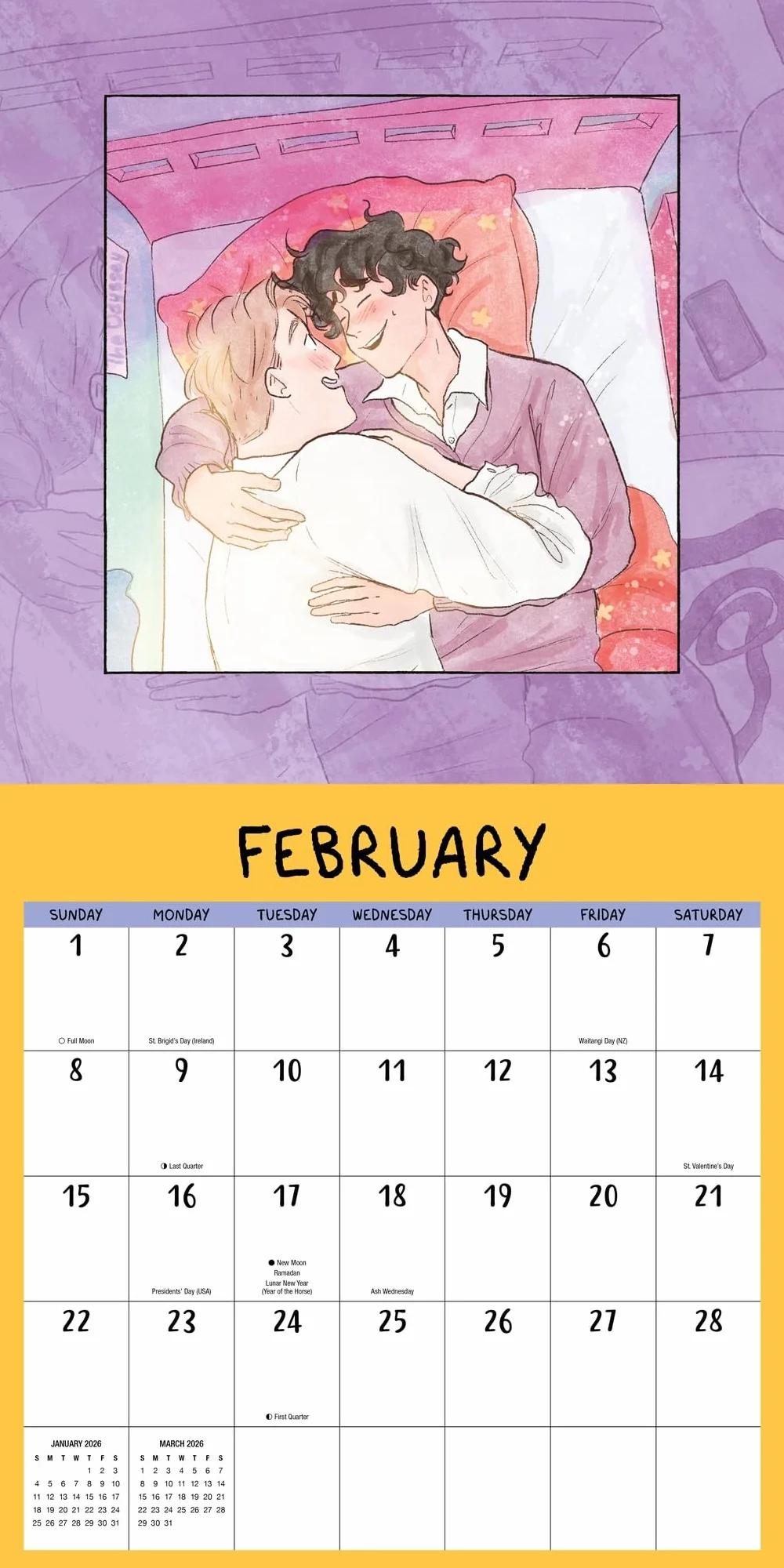The Heartstopper 2026 Calendar: With art by Alice Oseman, and bonus poster!