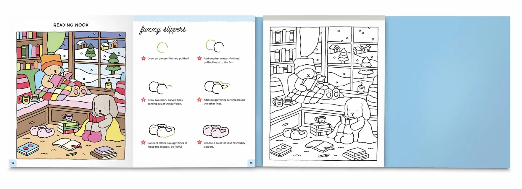 Bobbie Goods Cozy Coloring & Drawing: With a Bonus Coloring Pad