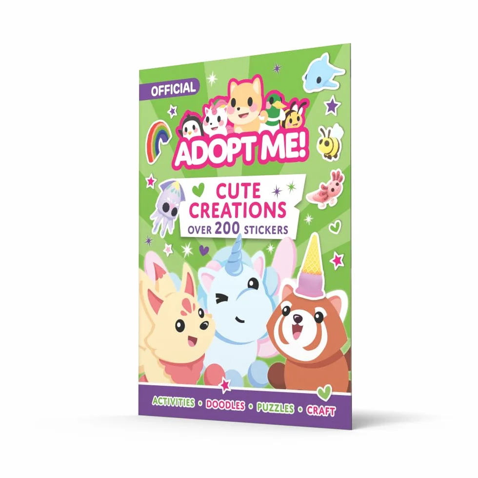 Adopt Me! Cute Creations Sticker Book: Activity Book for fans of online game, ages 7-11