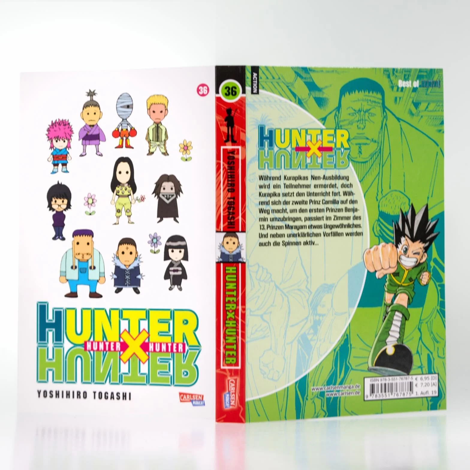 Hunter X Hunter 36: actionreiche und mysteriöse Abenteuer auf dem Weg zur Legende