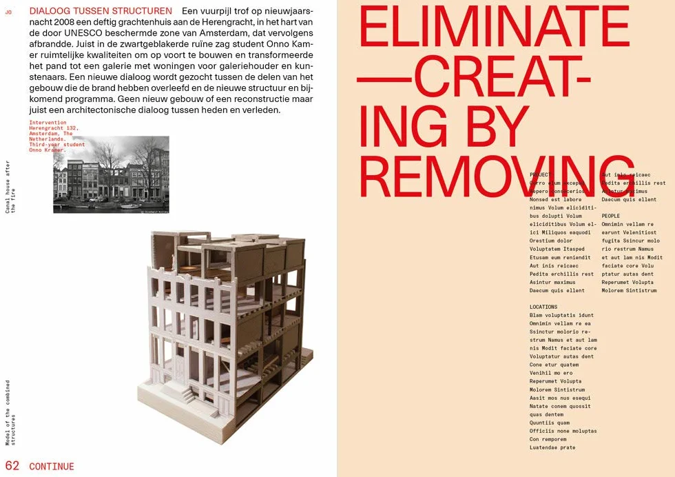 Rewriting Architecture: 10+1 Actions for an Adaptive Architecture