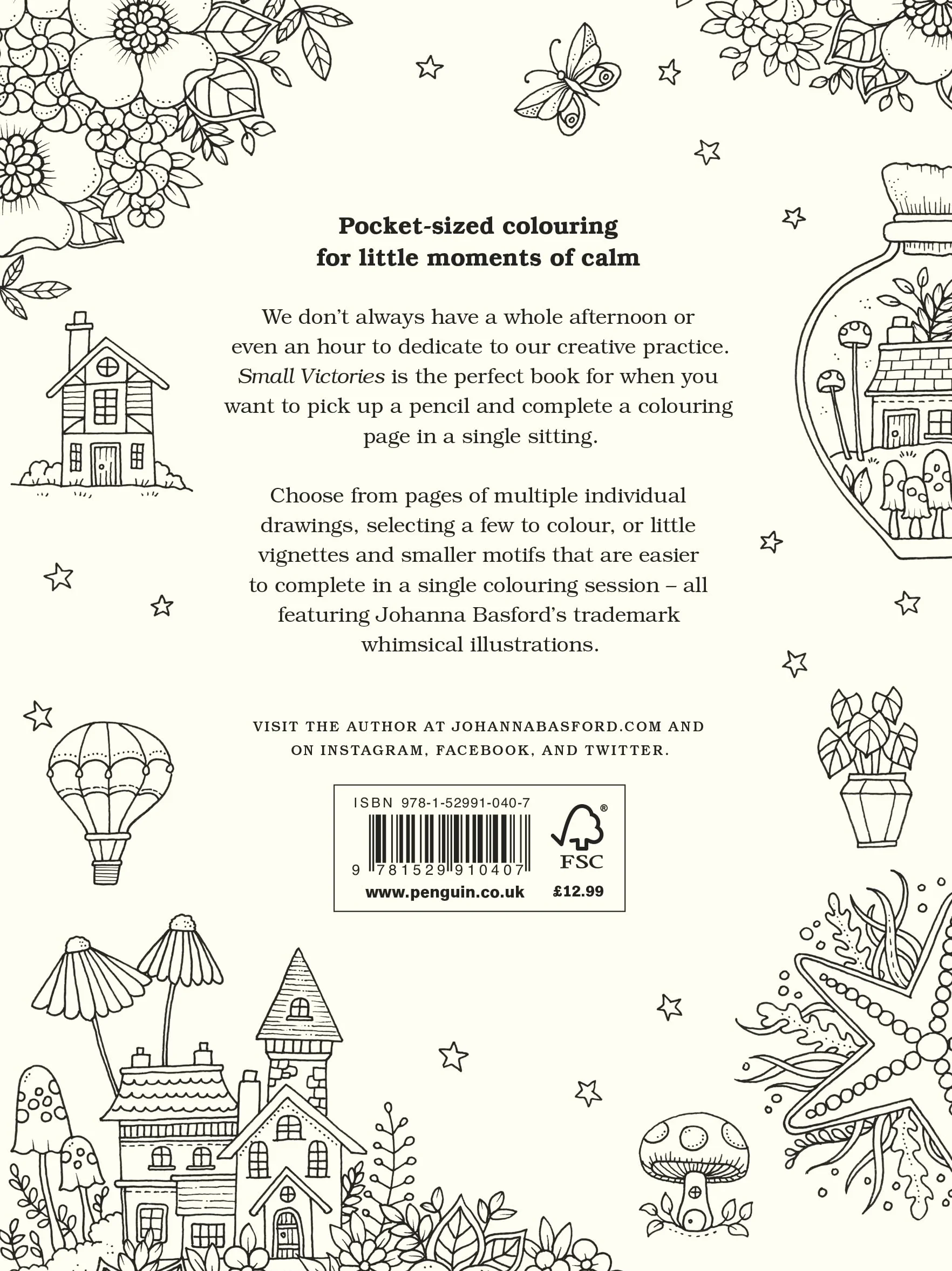 Small Victories: A Colouring Book of Little Wins and Miniature Masterpieces