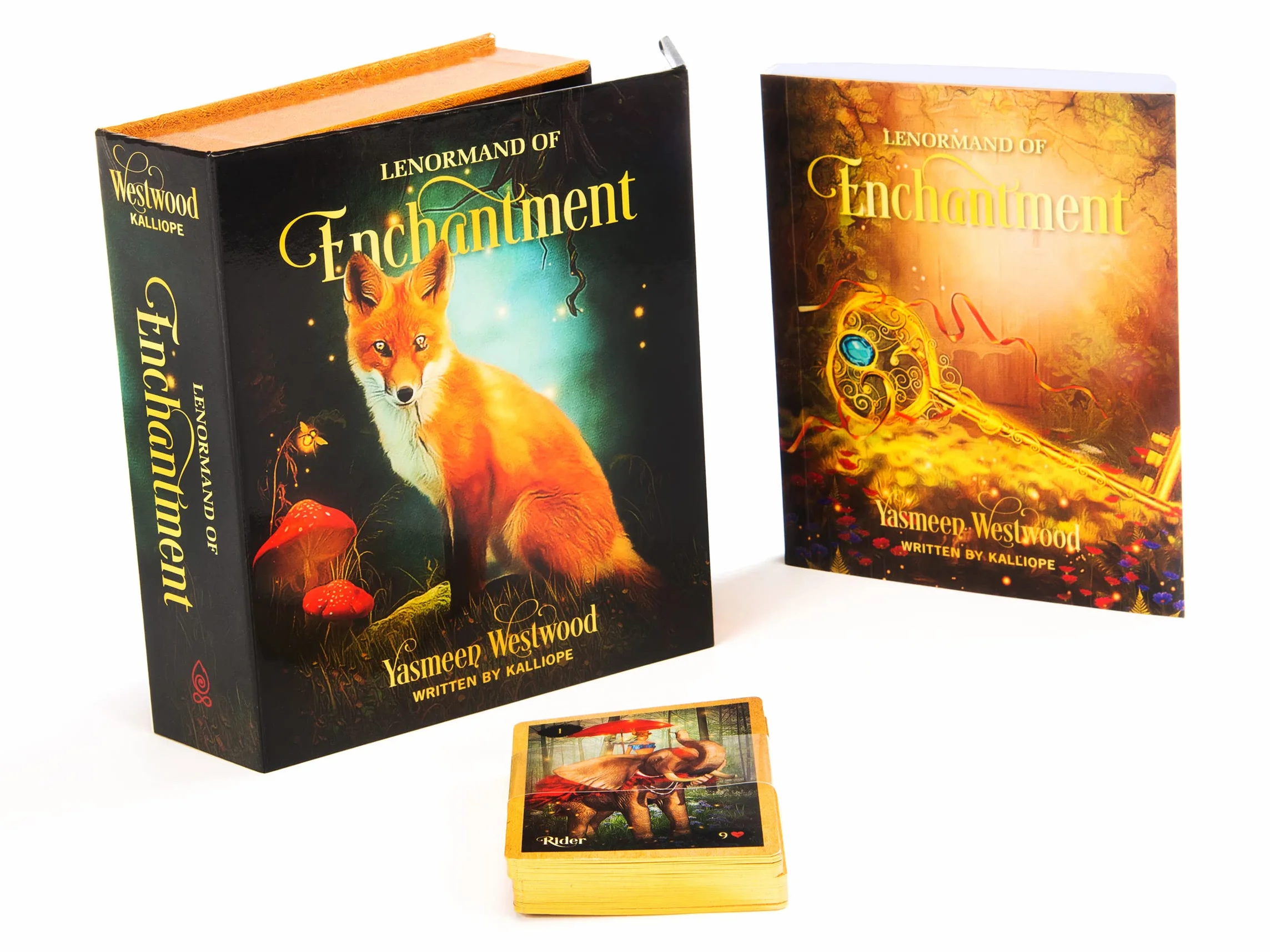 Lenormand of Enchantment Oracle Kit Box Set 36 Cards Guide Book