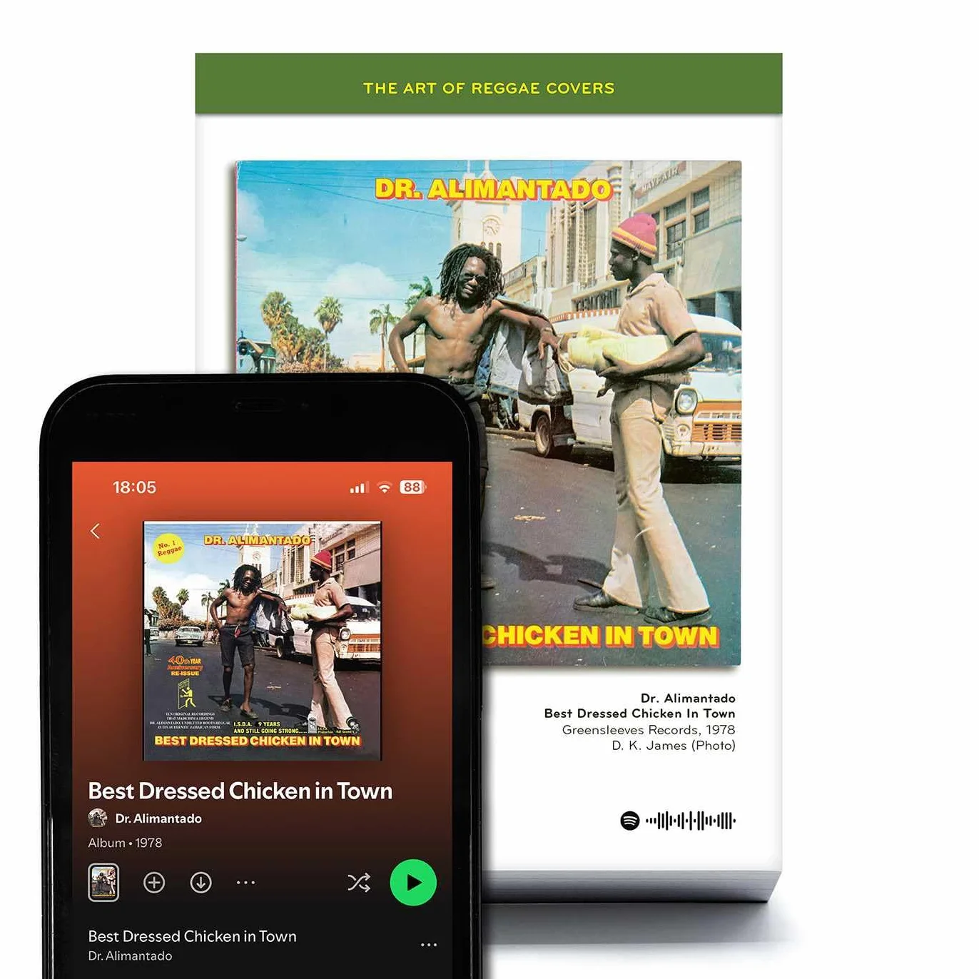 The Art of Reggae Covers: Tagesabreißkalender 366 Best-of Reggae Vinyl Cover Spotify Codes