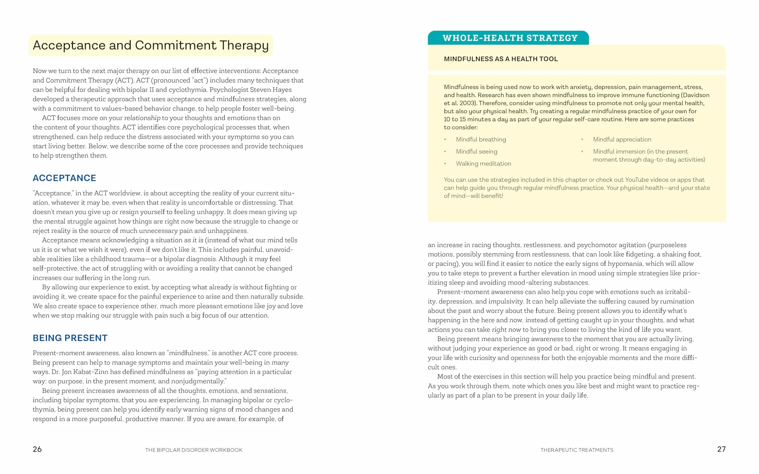 The Bipolar Disorder Workbook: Tools and Resources for Bipolar II and Cyclothymia