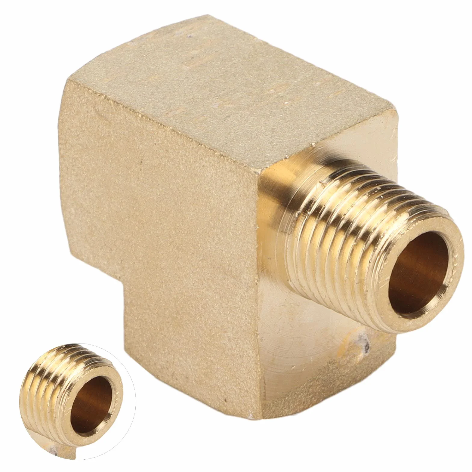 Trójnik Mosiężny 1/8 Cala NPT 1000 PSI Malex
