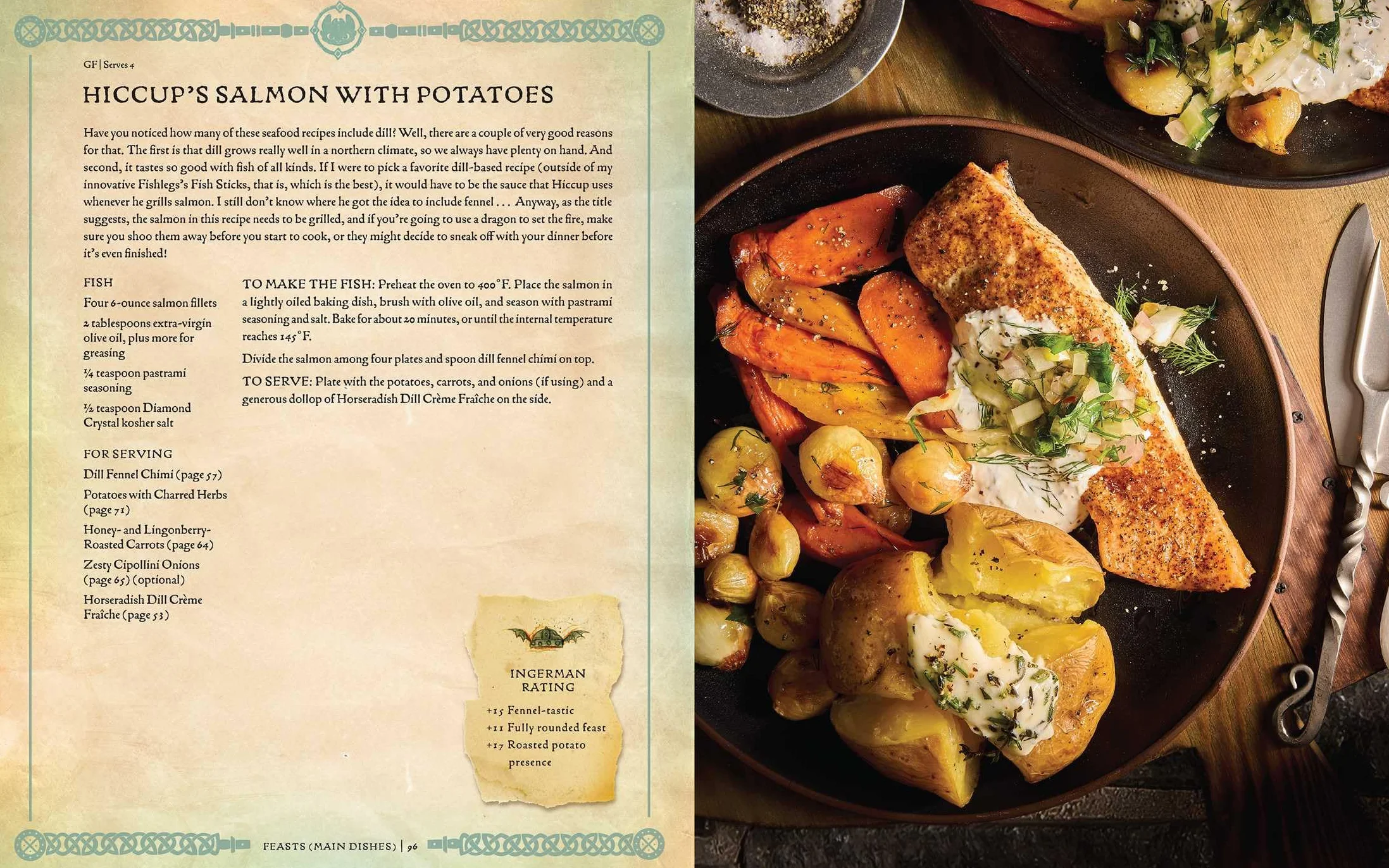 DreamWorks Dragons: Recipes from the Isle of Berk [Official Cookbook]: A Book of Feasts, Drinks, Desserts . . . and Dragons