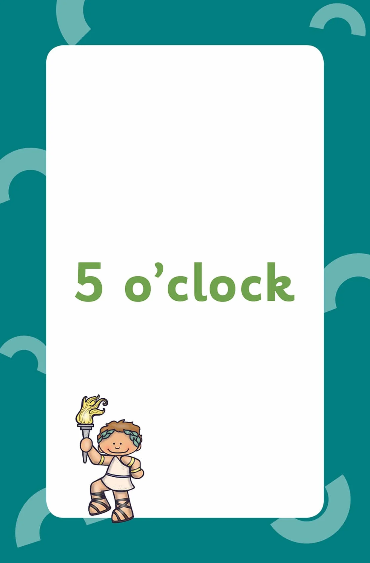 Telling the Time Flashcards for Ages 5-7