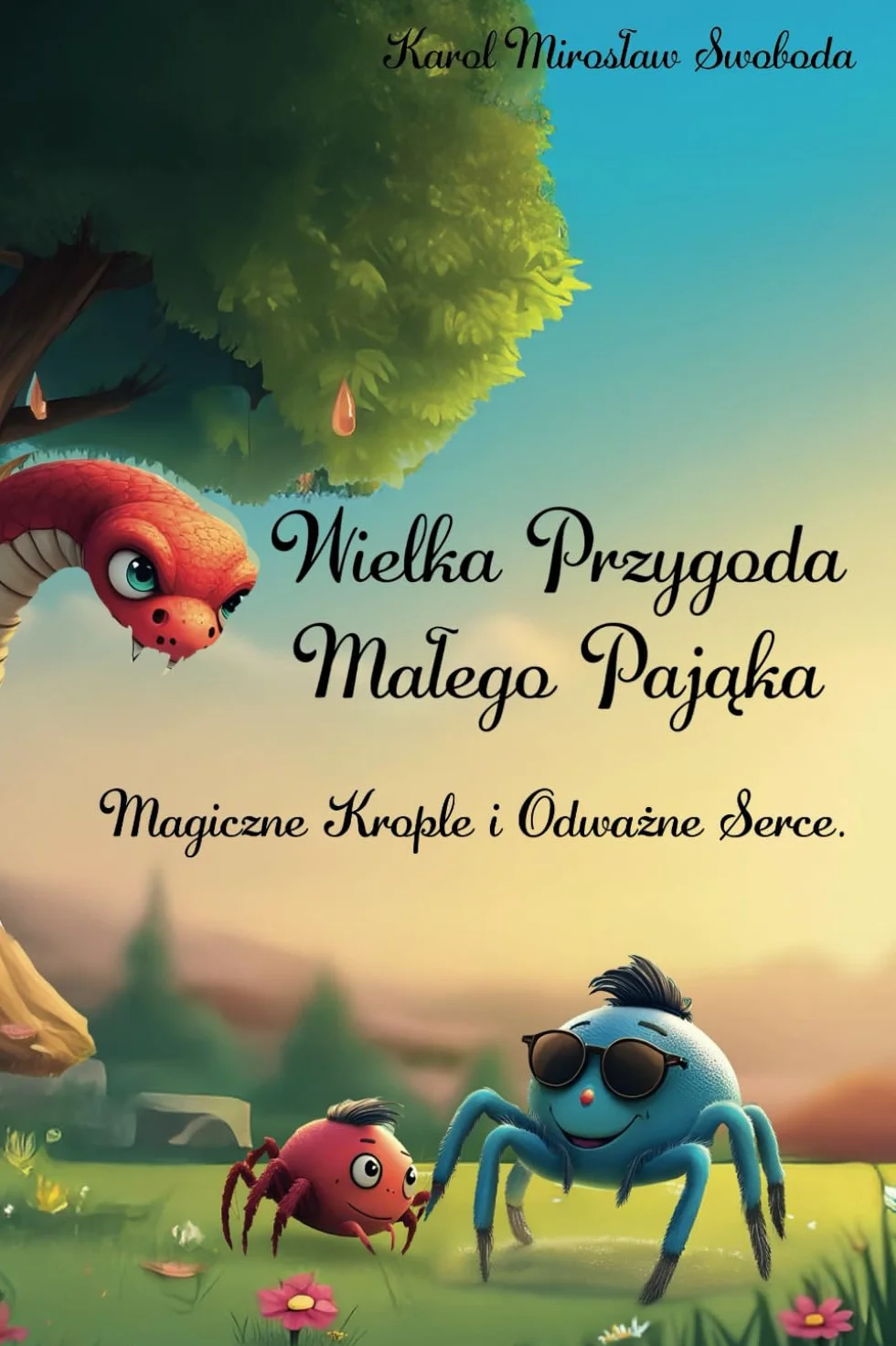 Wielka przygoda małego pająka.: Magiczne Krople i Odważne Serce.