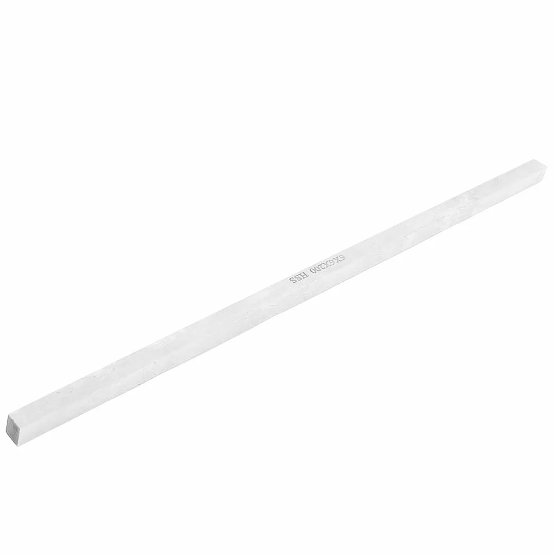 sourcing map HSS 6 mm x 6 mm x 200 mm kwadratowe narzędzie tokarskie bity wytaczak muchowy