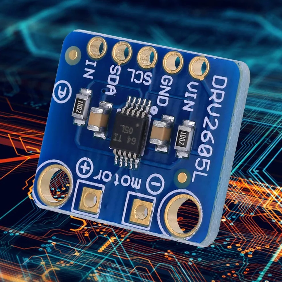 2 szt. Sterownik Haptic Silnika Wibracyjnego Wysokiej Jakości, Moduł DRV2605L z Ogólnymi Pinami Idealny dla Projektów DIY
