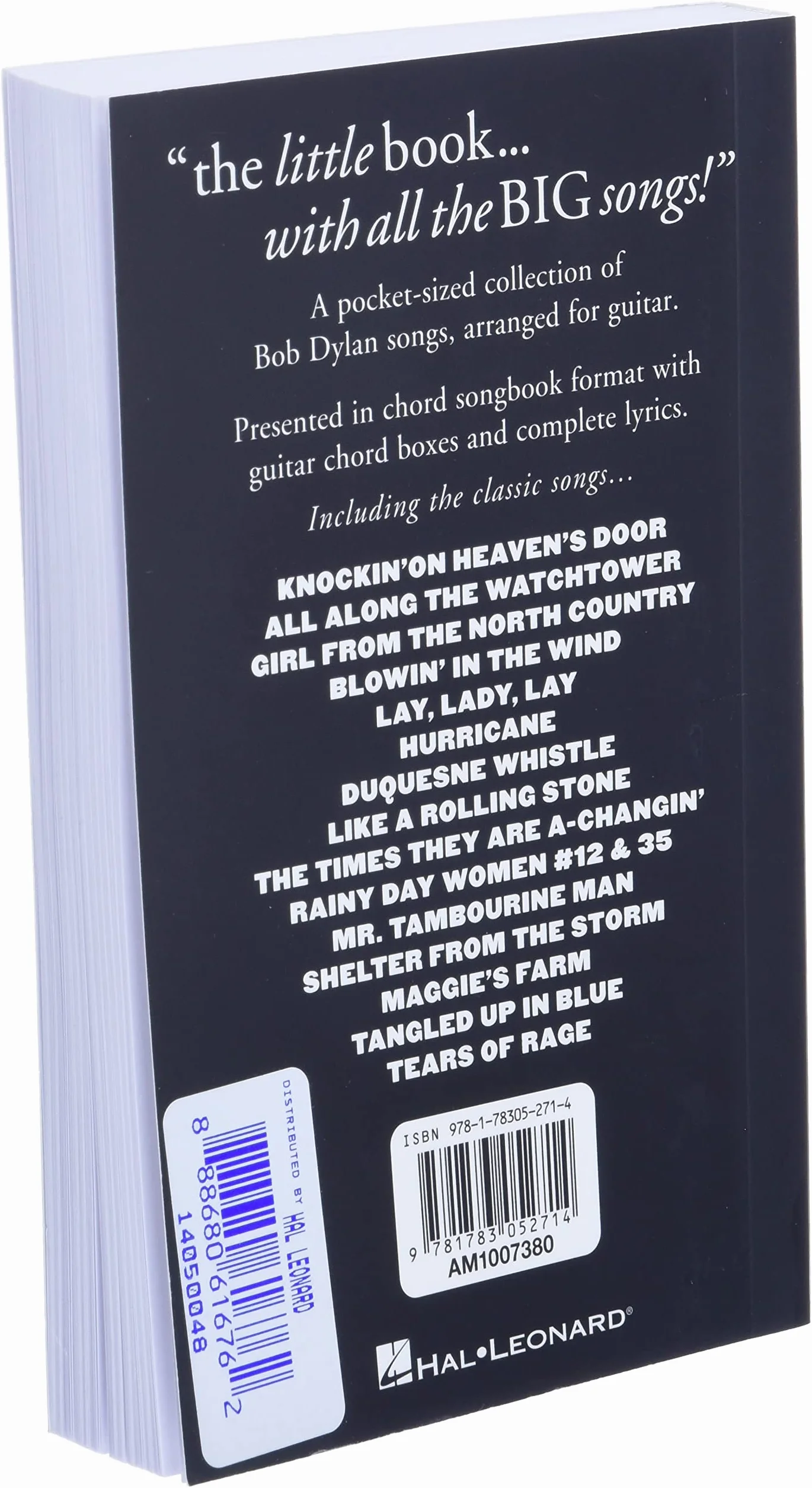 Bob Dylan - The Little Black Songbook: Revised & Expanded Edition