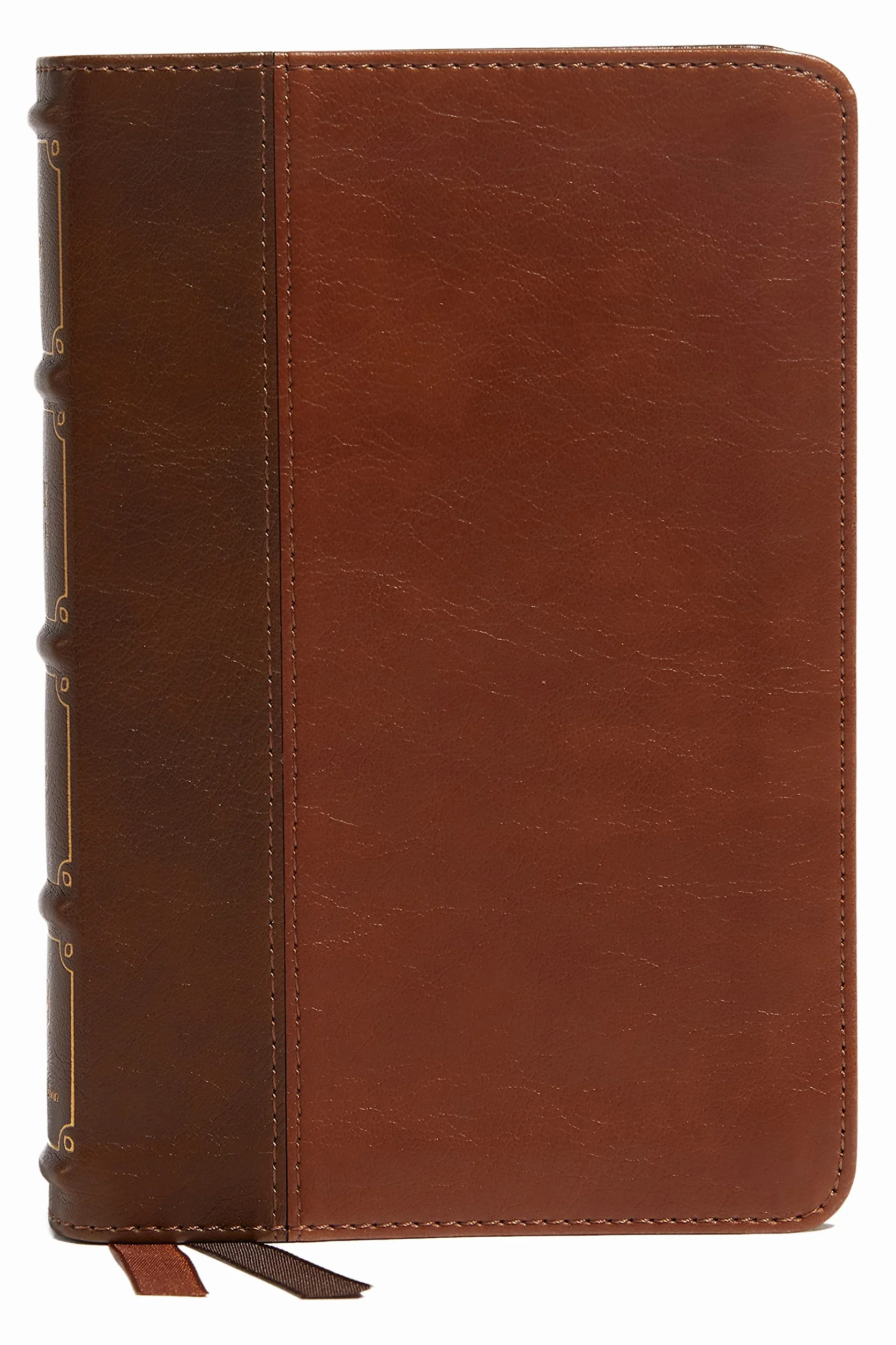 Nkjv, Compact Bible, MacLaren Series, Leathersoft, Brown, Comfort Print: Holy Bible, New King James Version
