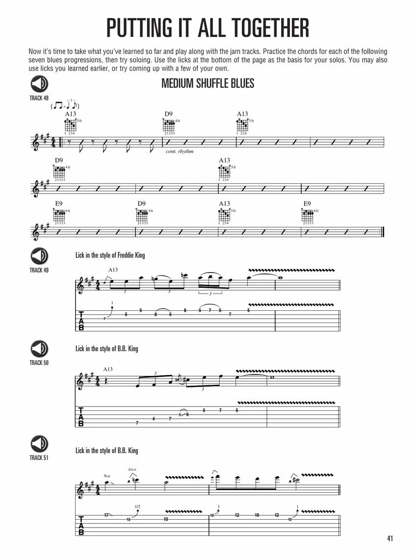 Hal Leonard Blues Guitar Method +CD