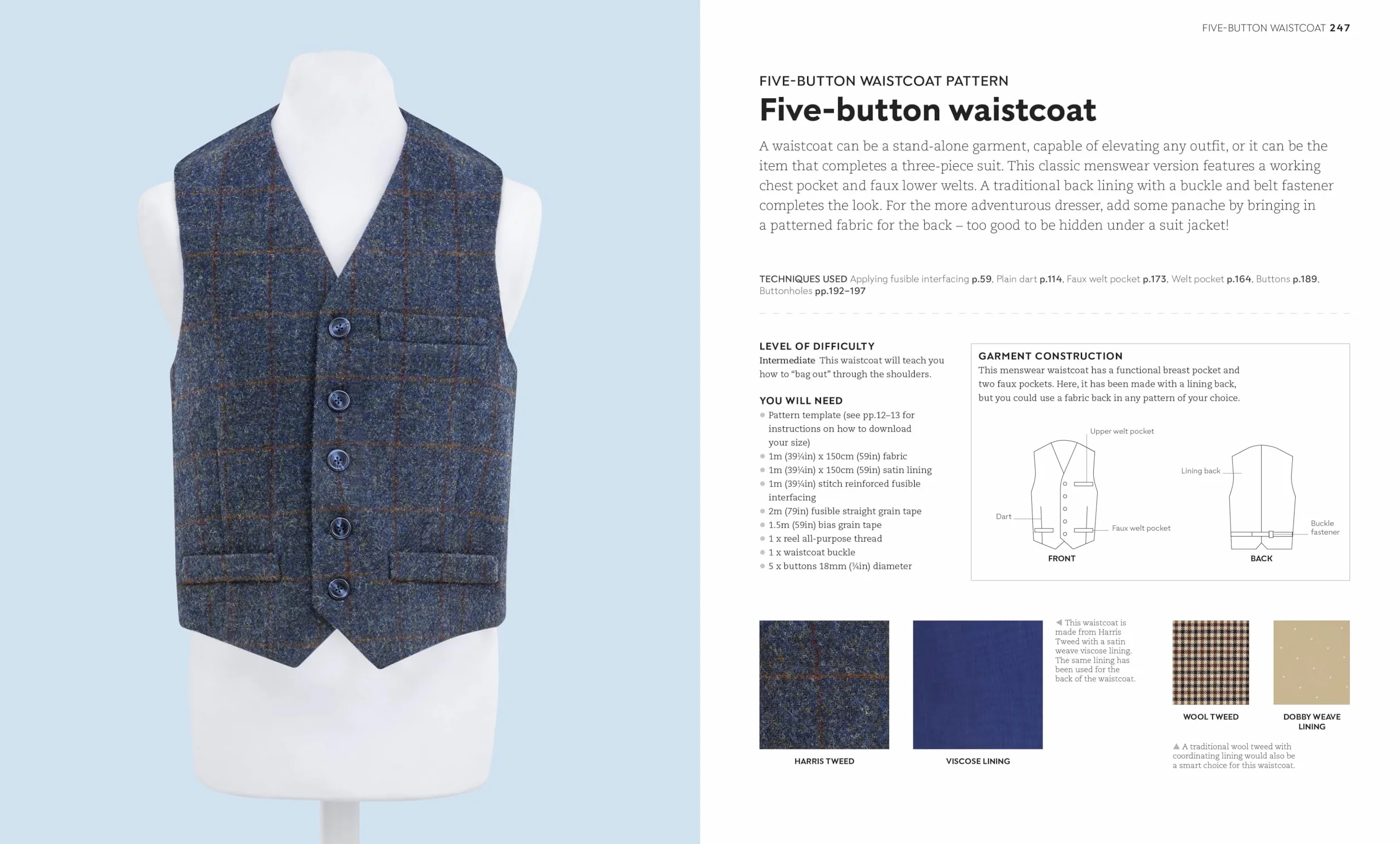 The Tailoring Book: Measuring, Cutting, Fitting, Altering, Finishing