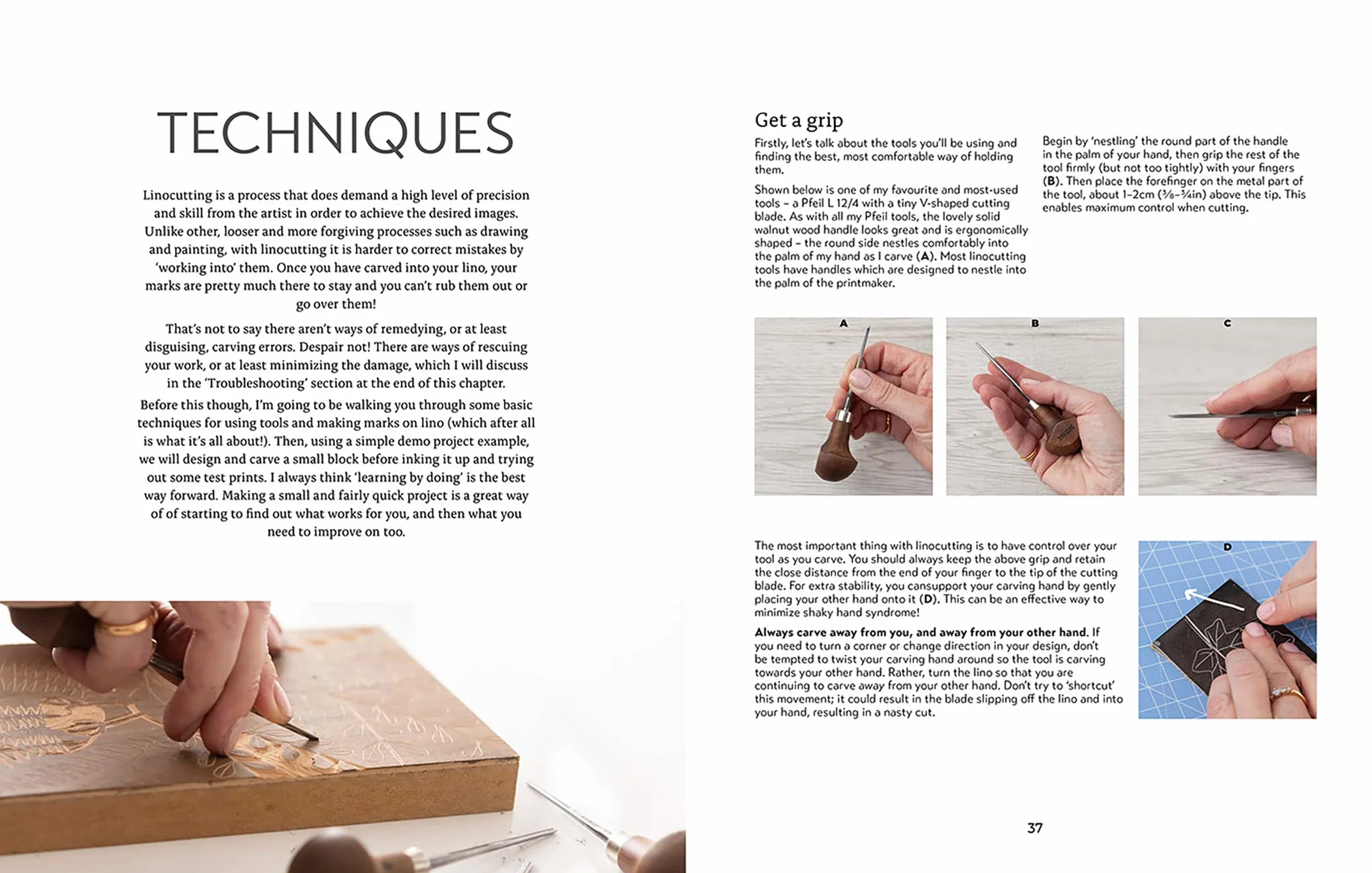 Nature Imprinted: A Complete Guide to Lino Printing with 10 Designs