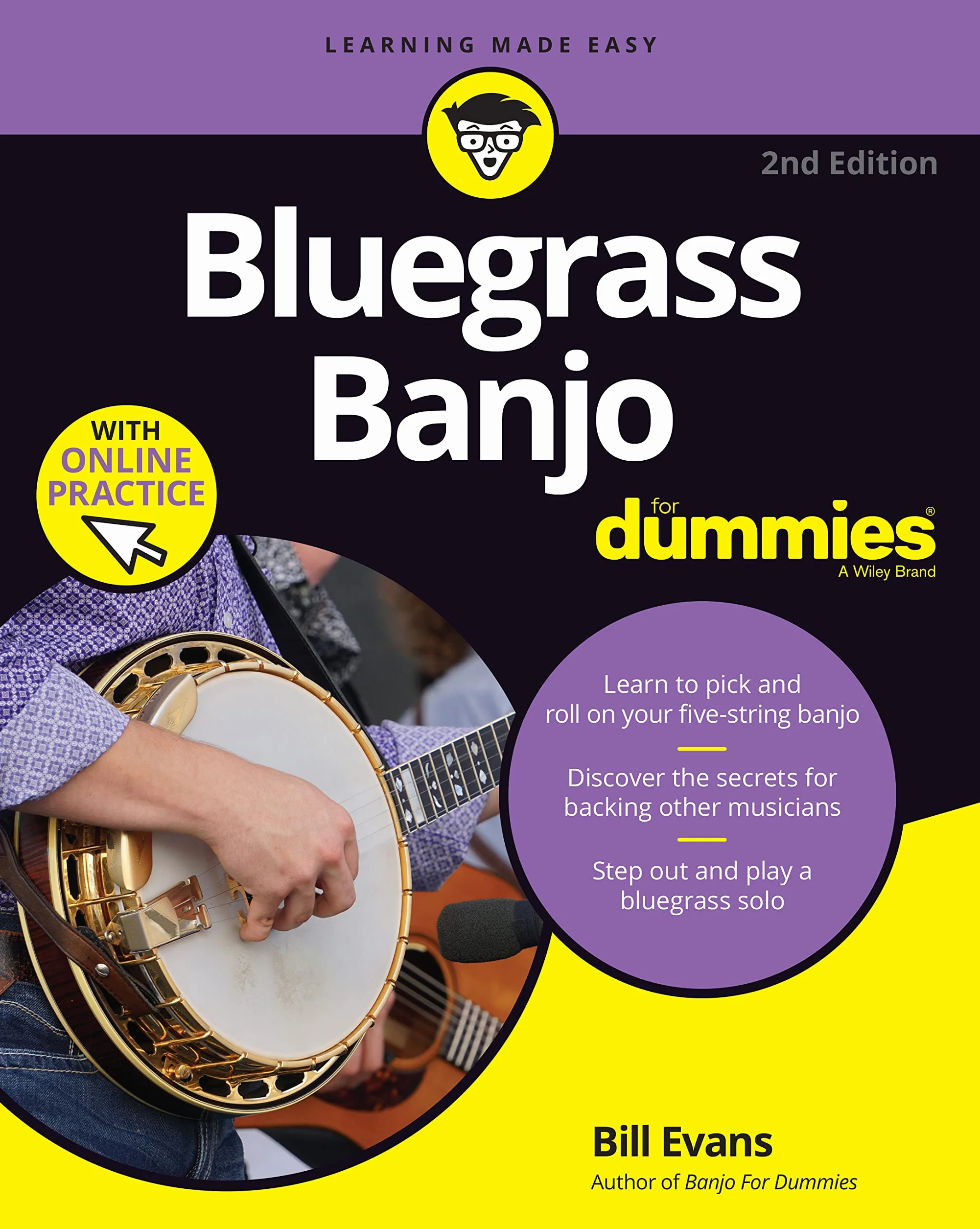Bluegrass Banjo for Dummies: Book + Online Video & Audio Instruction