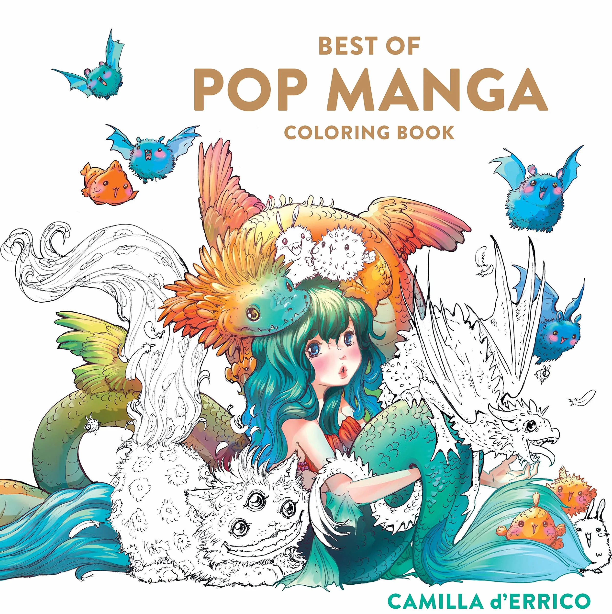 Pop Manga Coloring Book