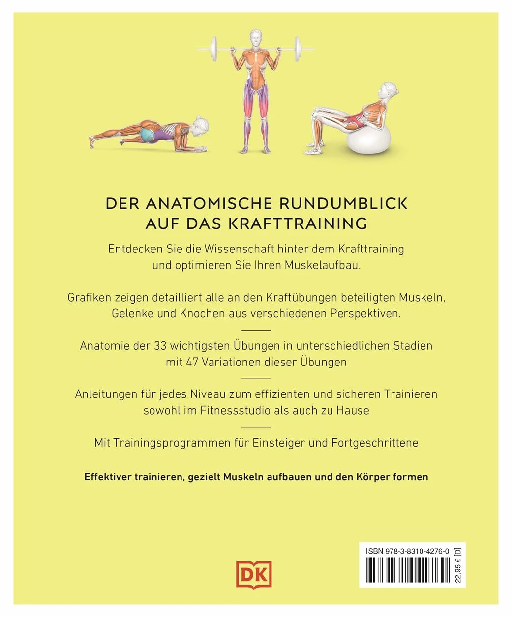 Krafttraining - Die Anatomie verstehen: Mit Übungen zum gezielten Muskelaufbau für einen definierten Körper