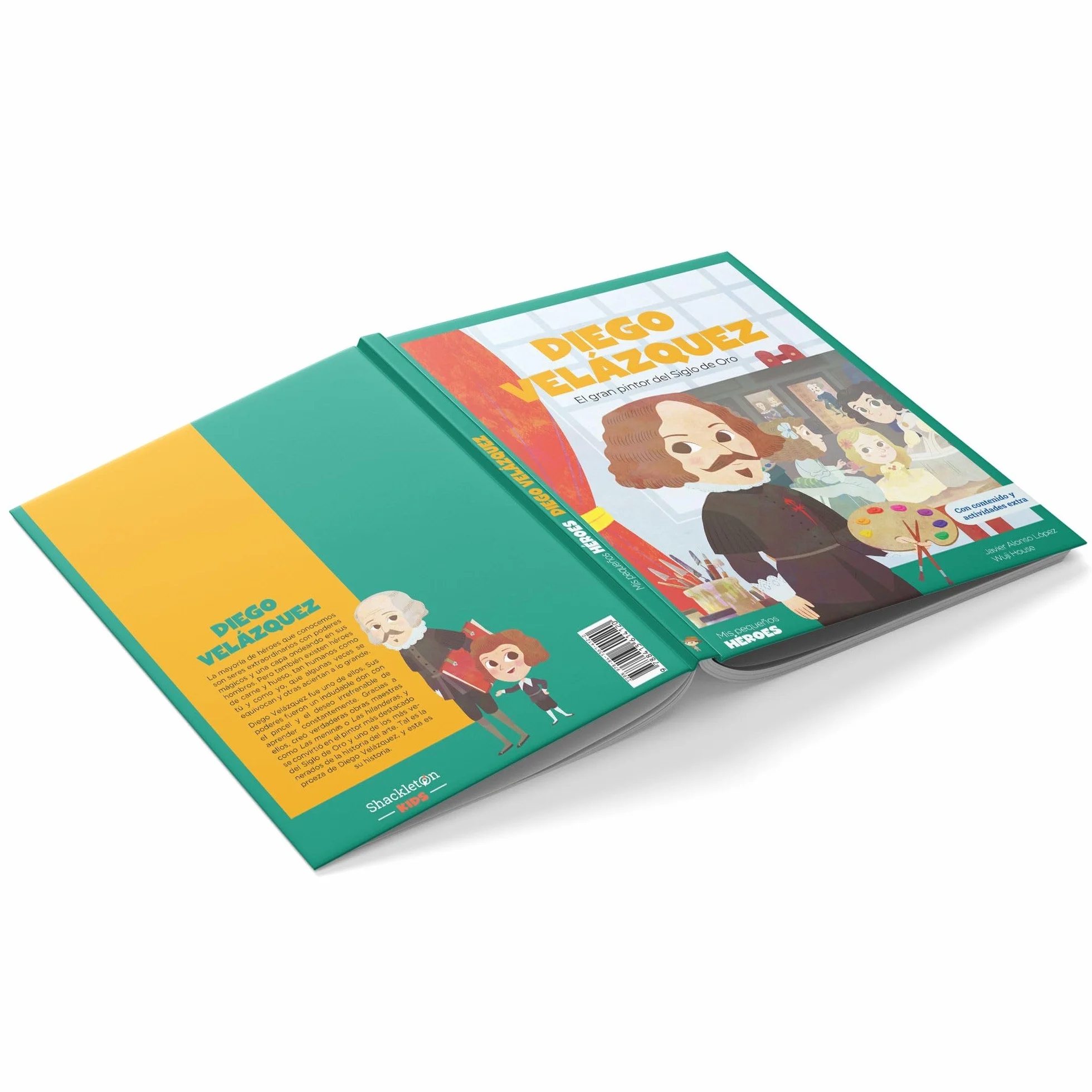 DIEGO VELAZQUEZ: El gran pintor del Siglo de Oro | Libro infantil con juegos y actividades extra | Cuentos para niños para conocer a los grandes ... la historia y los valores que los inspiraron.