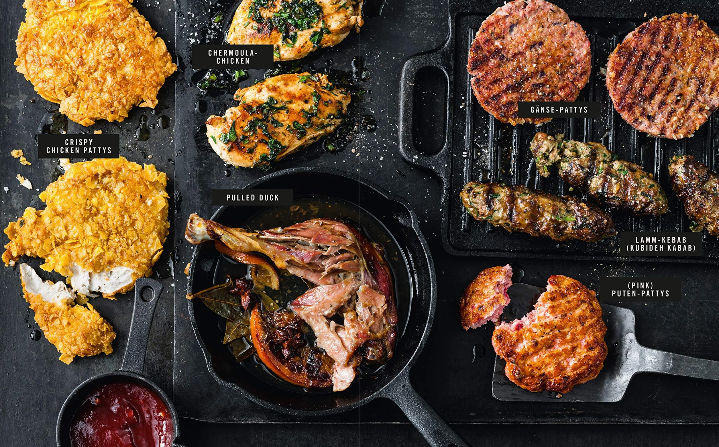 Die Burger-Formel: 70 Burger + 60 Extras