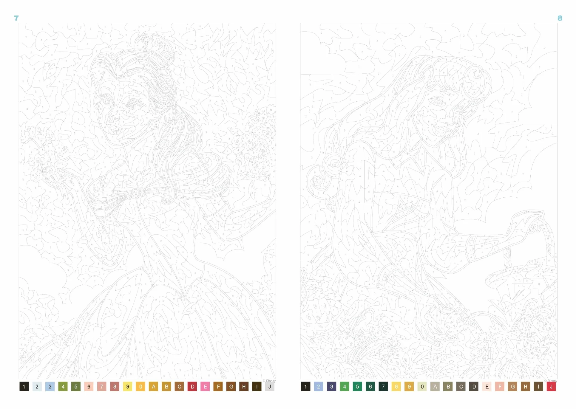 Coloriages mystères Disney Saisons