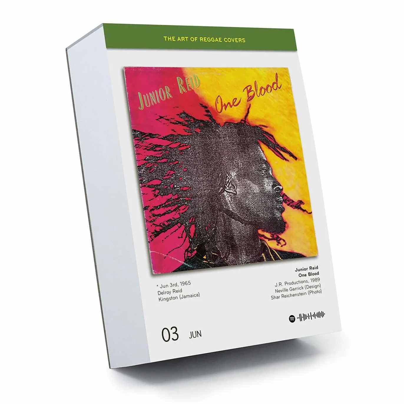 The Art of Reggae Covers: Tagesabreißkalender 366 Best-of Reggae Vinyl Cover Spotify Codes