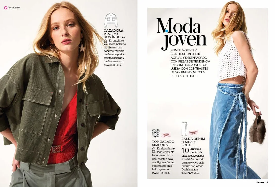 Revista Patrones #469 | Looks que estilizan: Vestidos de moda