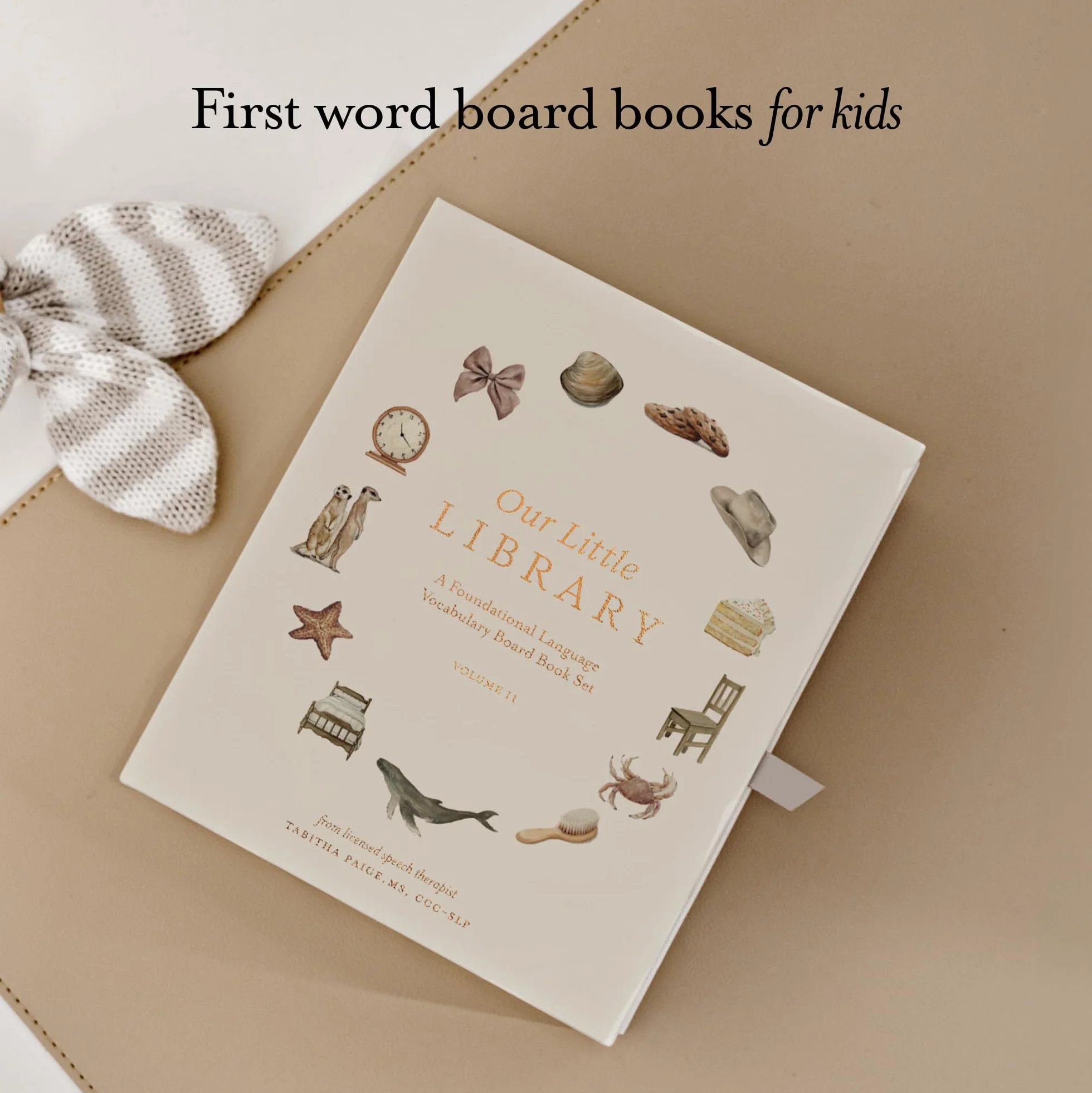 Our Little Library Vol. 2: A Foundational Language Vocabulary Board Book Set for Babies: 10