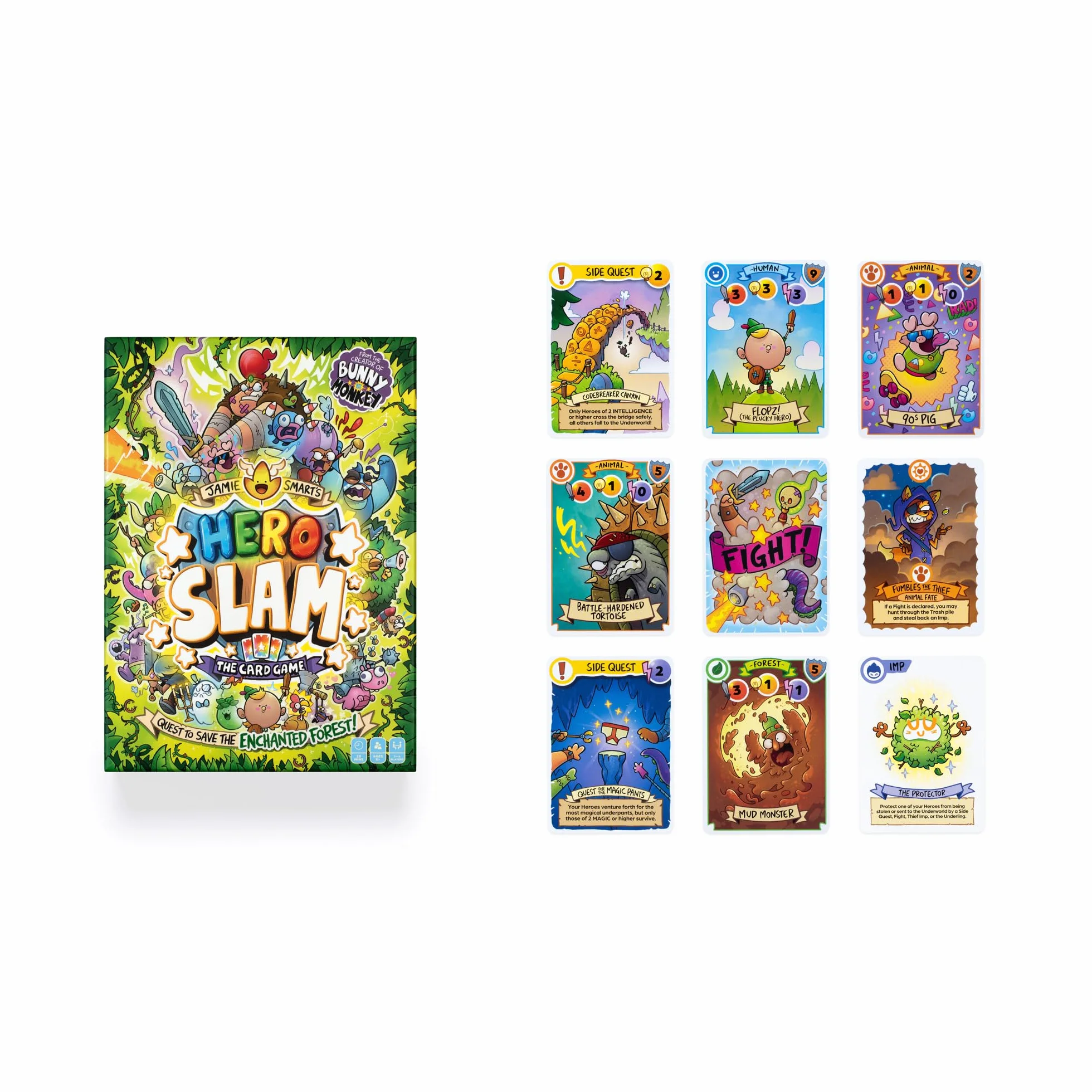 Jamie Smart s Hero Slam /anglais: The brand new game from the no 1 bestselling creator of Bunny vs Monkey