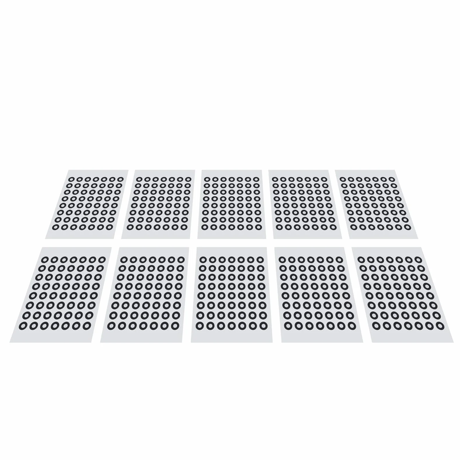 Znaczniki Punktów Odniesienia 3D do Skanowania 3D, Marker 3 Mm, 10 Arkuszy, 560 Punktów