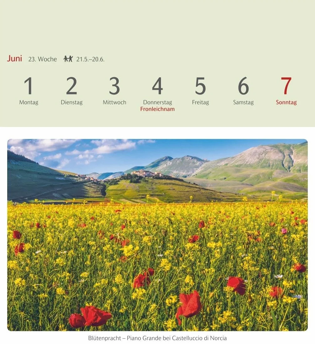 Das Glück liegt in Italien Postkartenkalender 2026 - 53 Karten mit Kurzporträts zu den Zielen: Wochen-Kalender mit 53 besonderen Orten. Stimmungsvolle Foto-Motive zum Aufhängen und Aufstellen