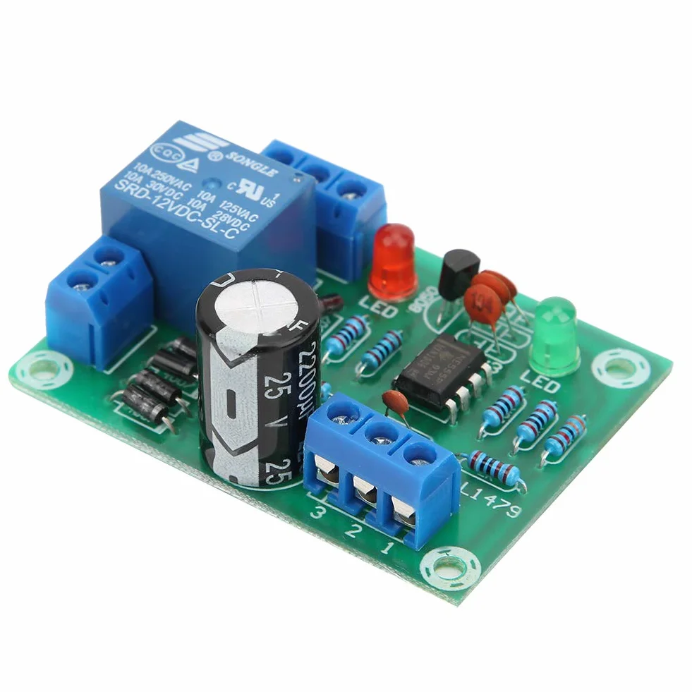 Sterownik czujnika cieczy DC12V automatyczny moduł przełączania poziomu wody